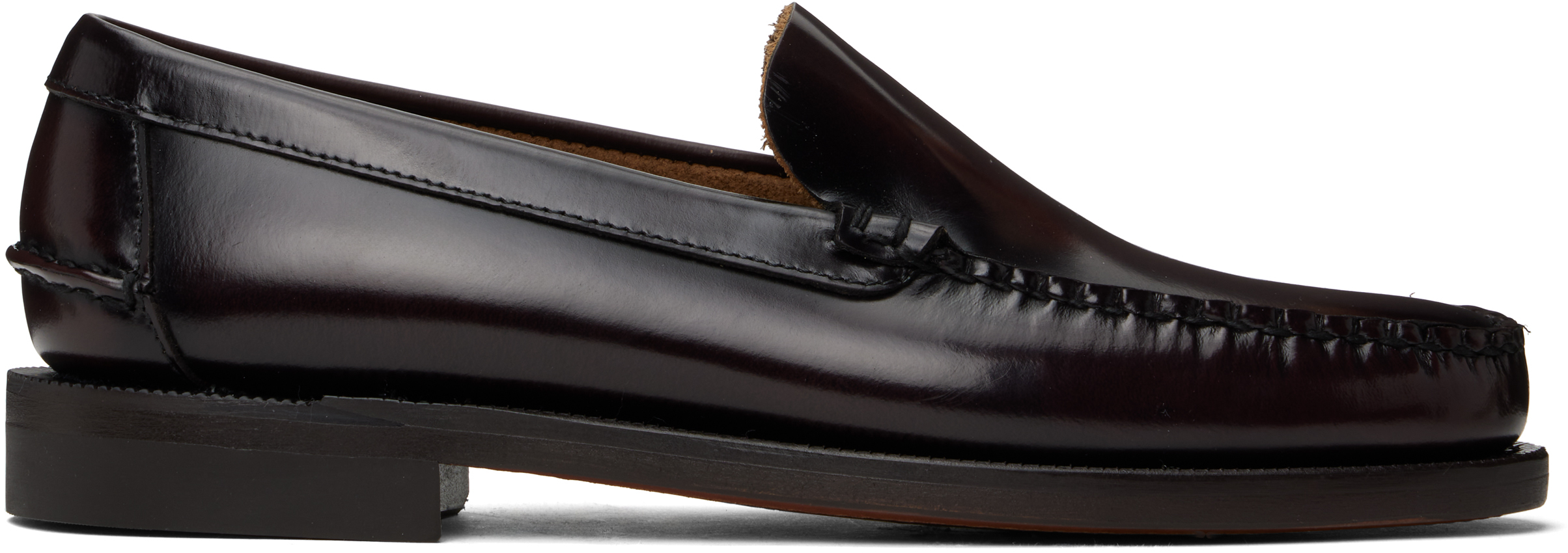 Burgundy Frank Loafers