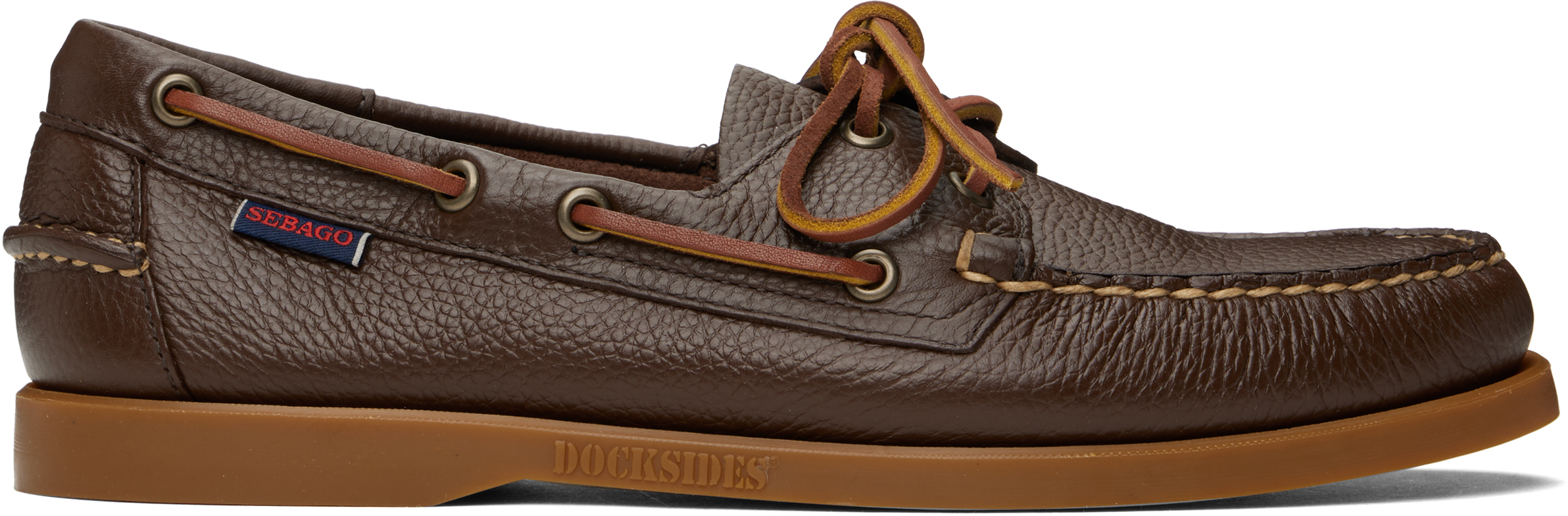 Brown Portland Martellato Boat Shoes