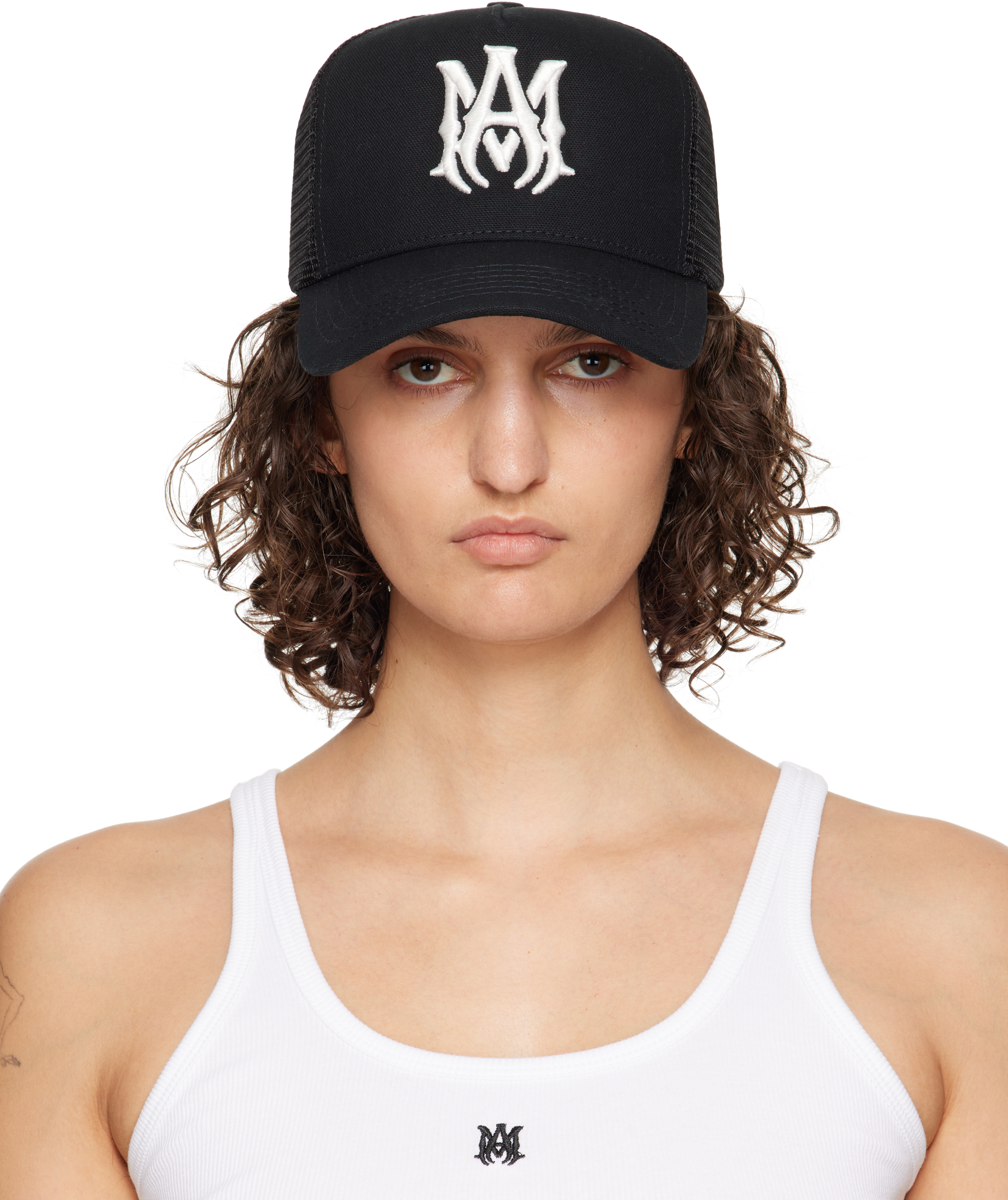 Black MA Logo Trucker Cap