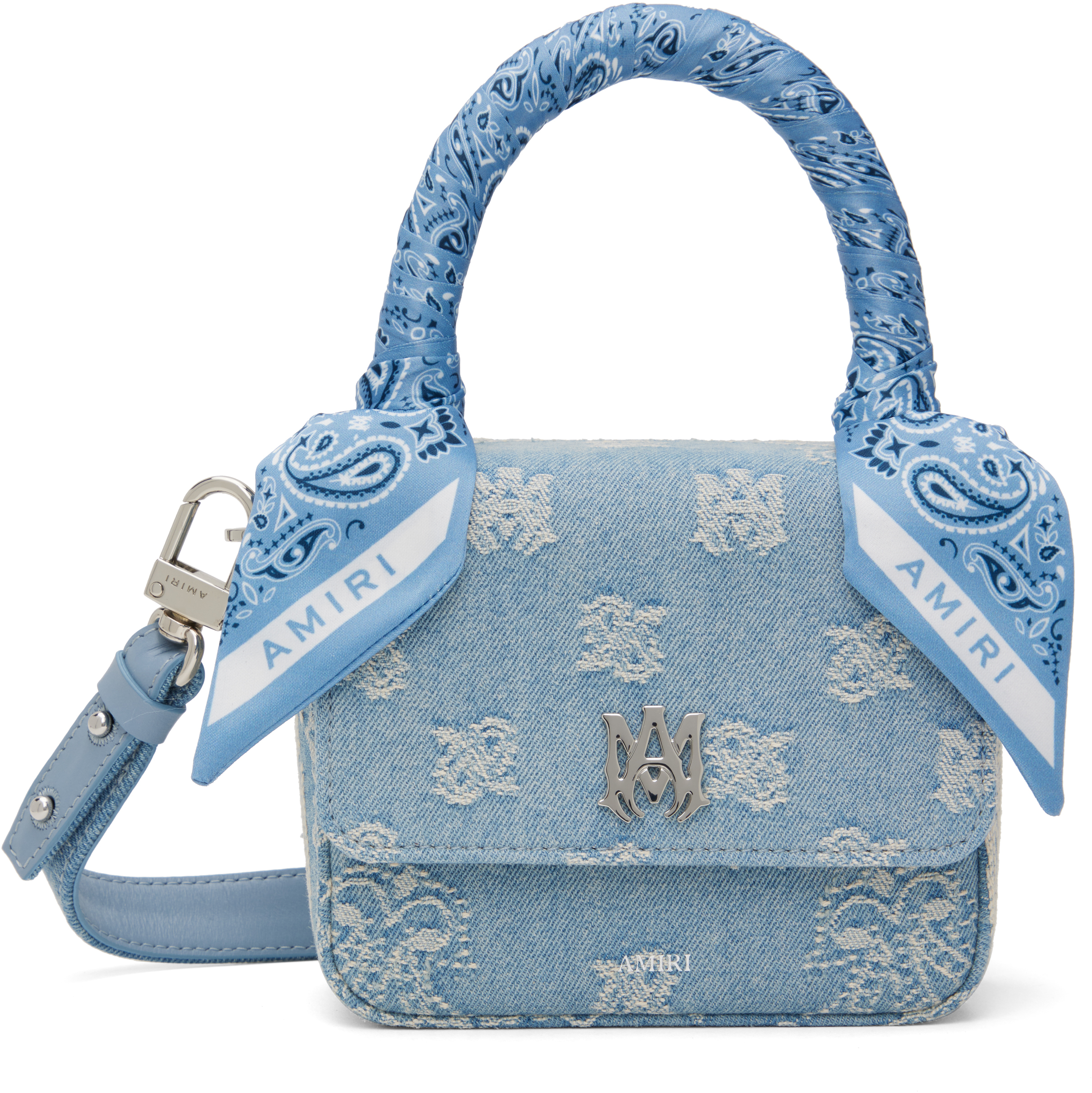 Blue Denim Bandana Micro MA Bag