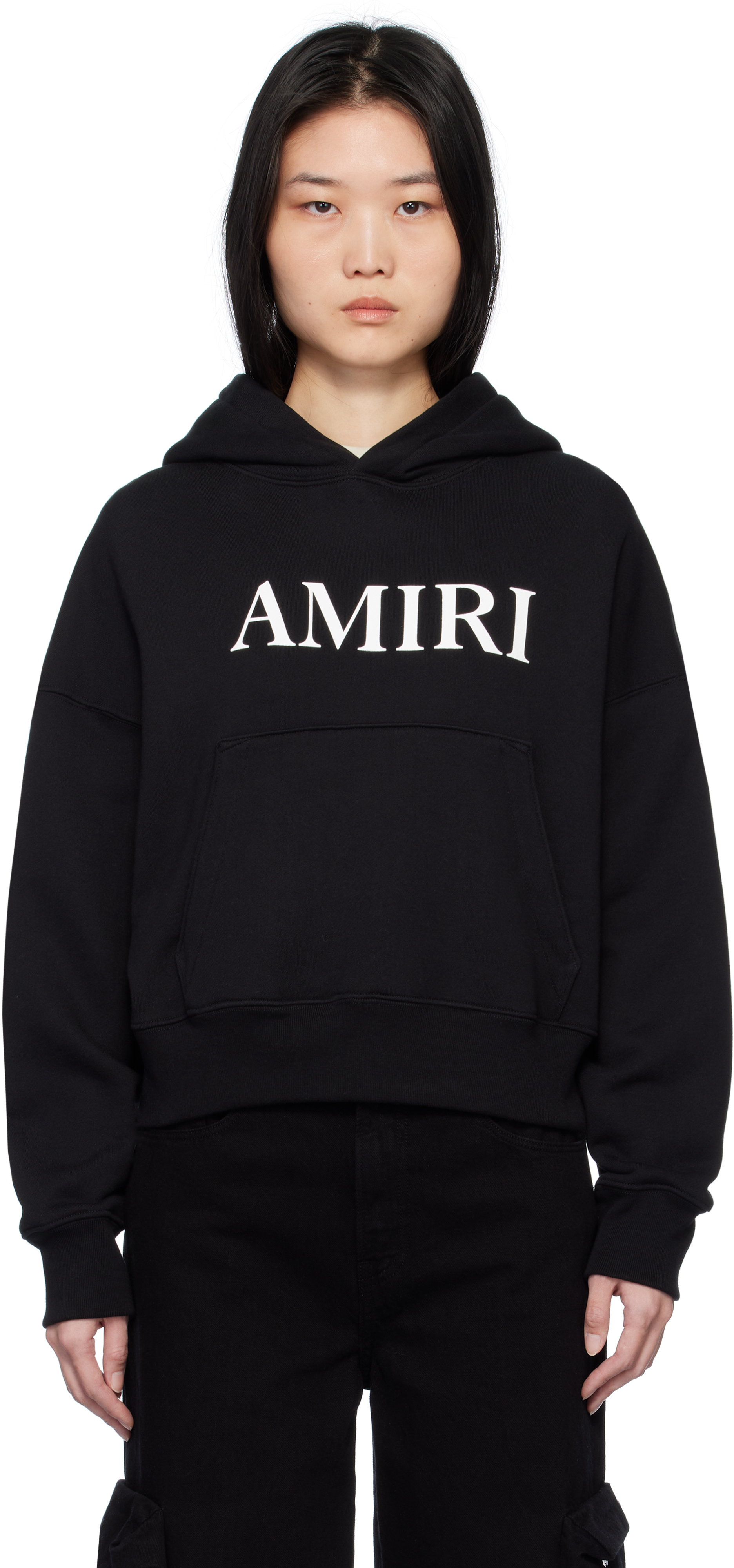 White 'AMIRI' Core Logo Hoodie