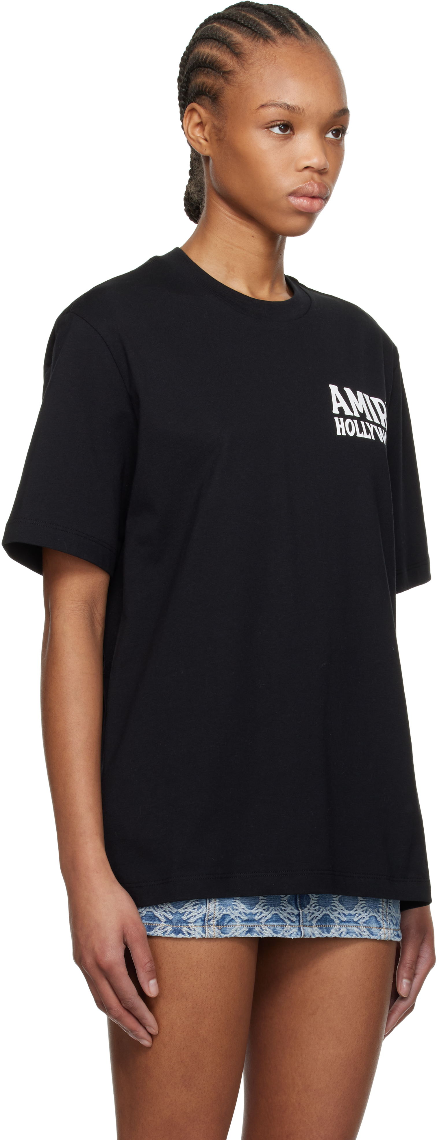 Amiri Jazz Wolf Tee Clothing In Black