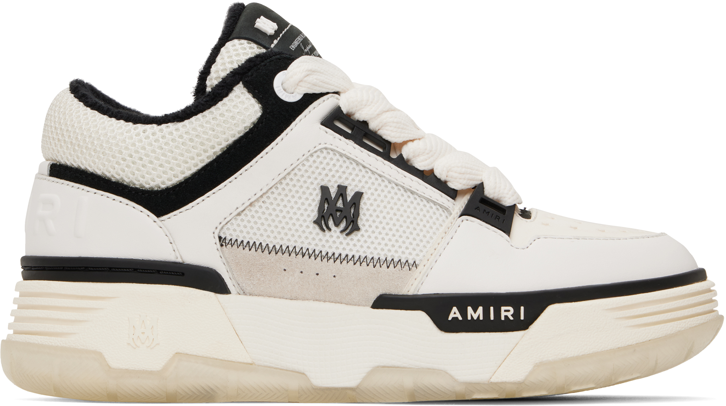 White & Black MA-1 Sneakers