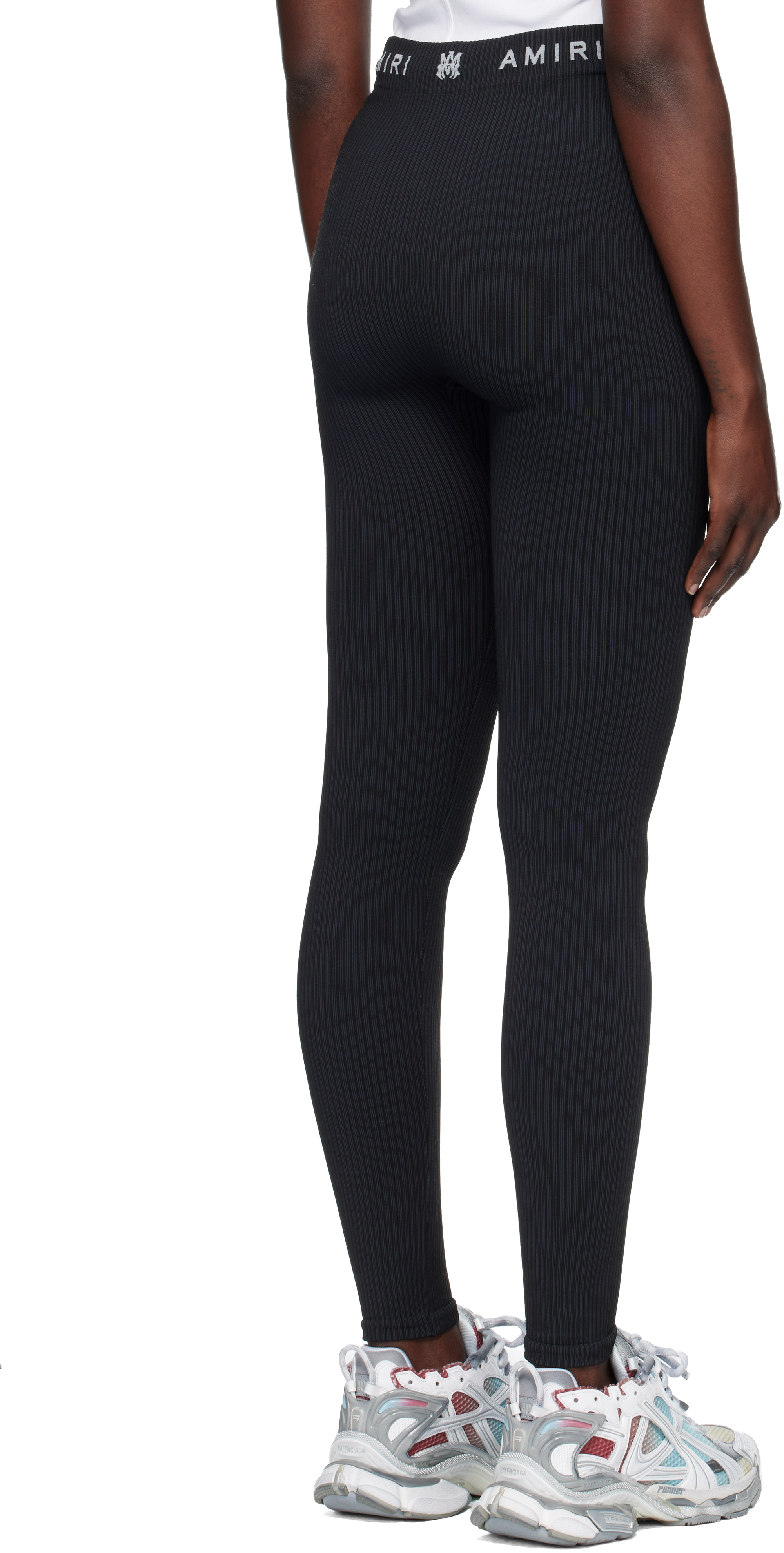 Amiri Black Ma Seamless Leggings In Black