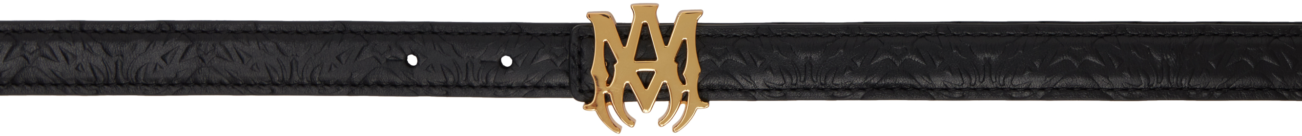 Black 'MA' Quad Belt