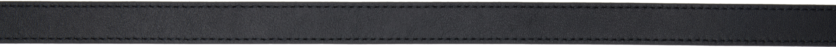 Amiri Chain-detail Leather Belt In Black Gold