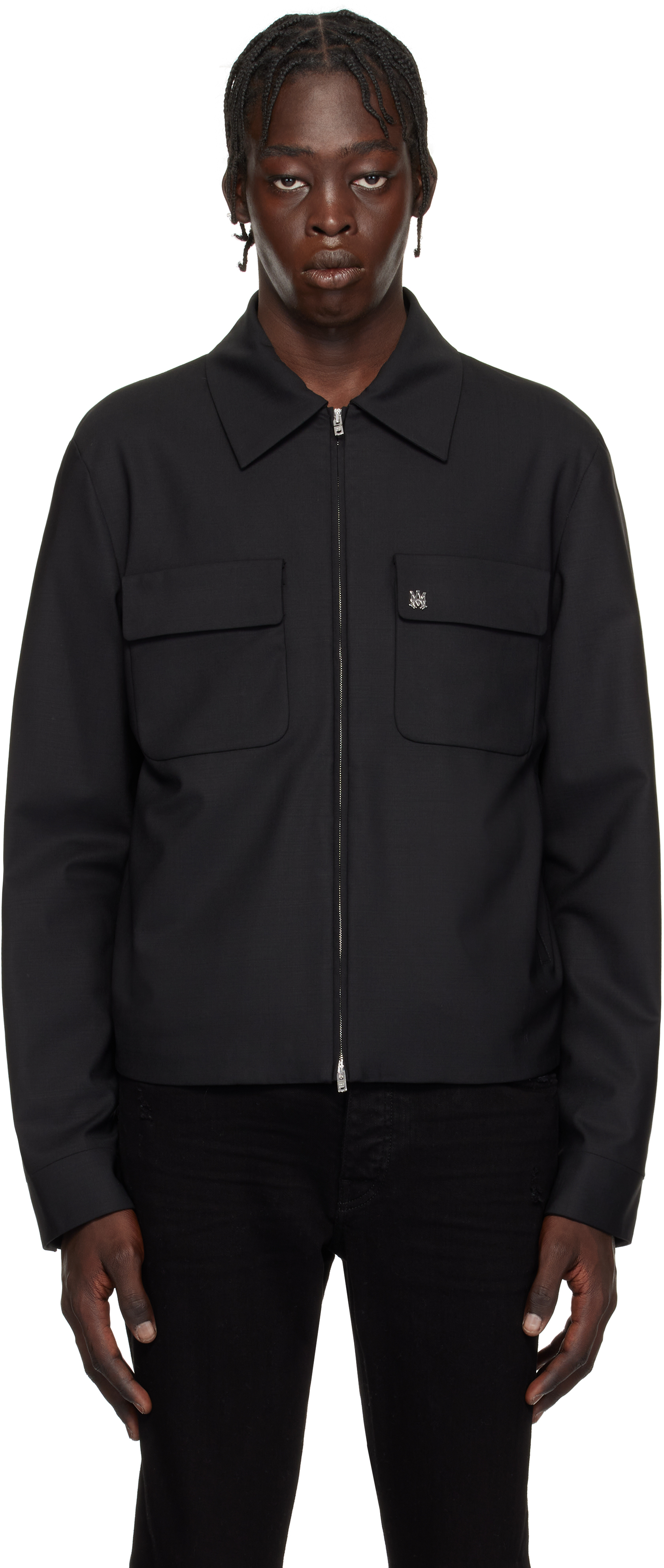 Black Evening Blouson Jacket