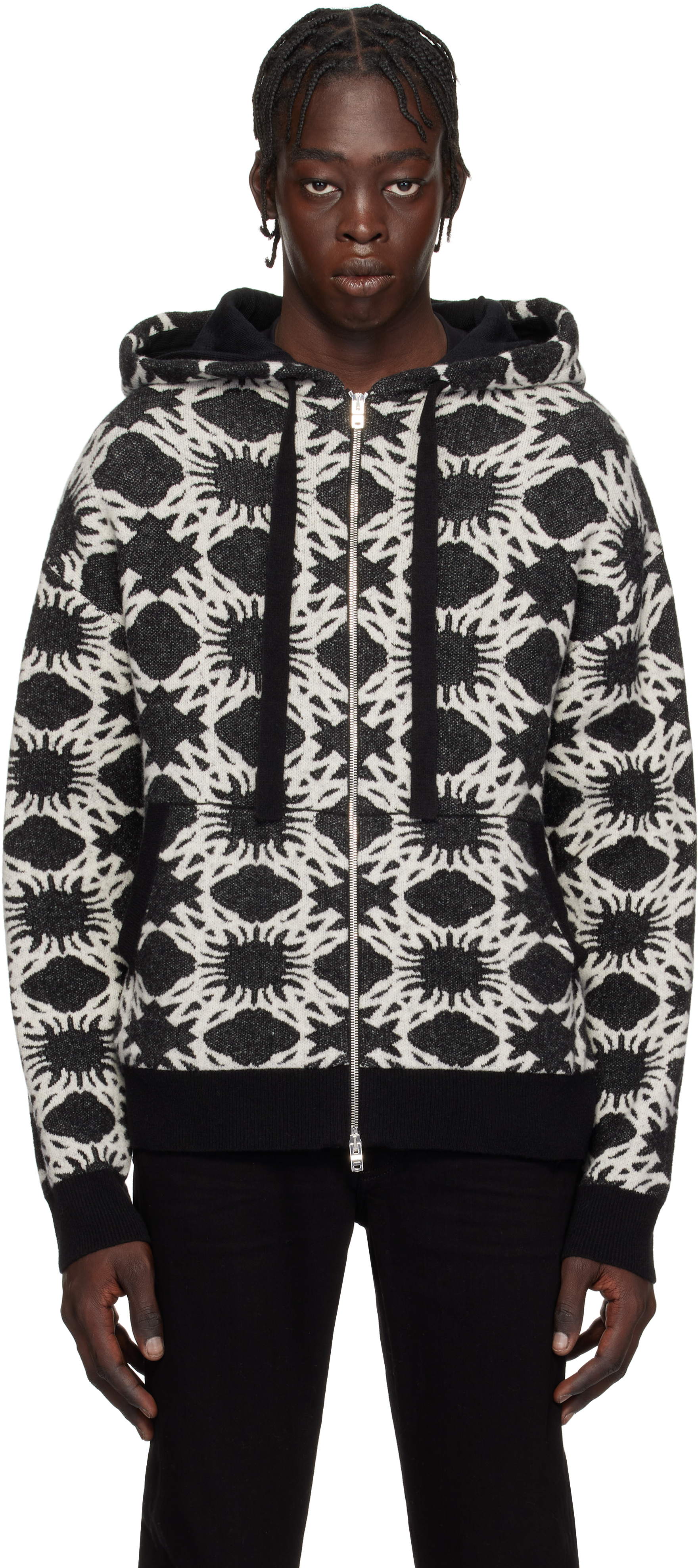 【関税込み】AMIRI ブラック MA Quad フーディ Amiri MA Quad Full-Zip Hoodie | Saks Fifth Avenue