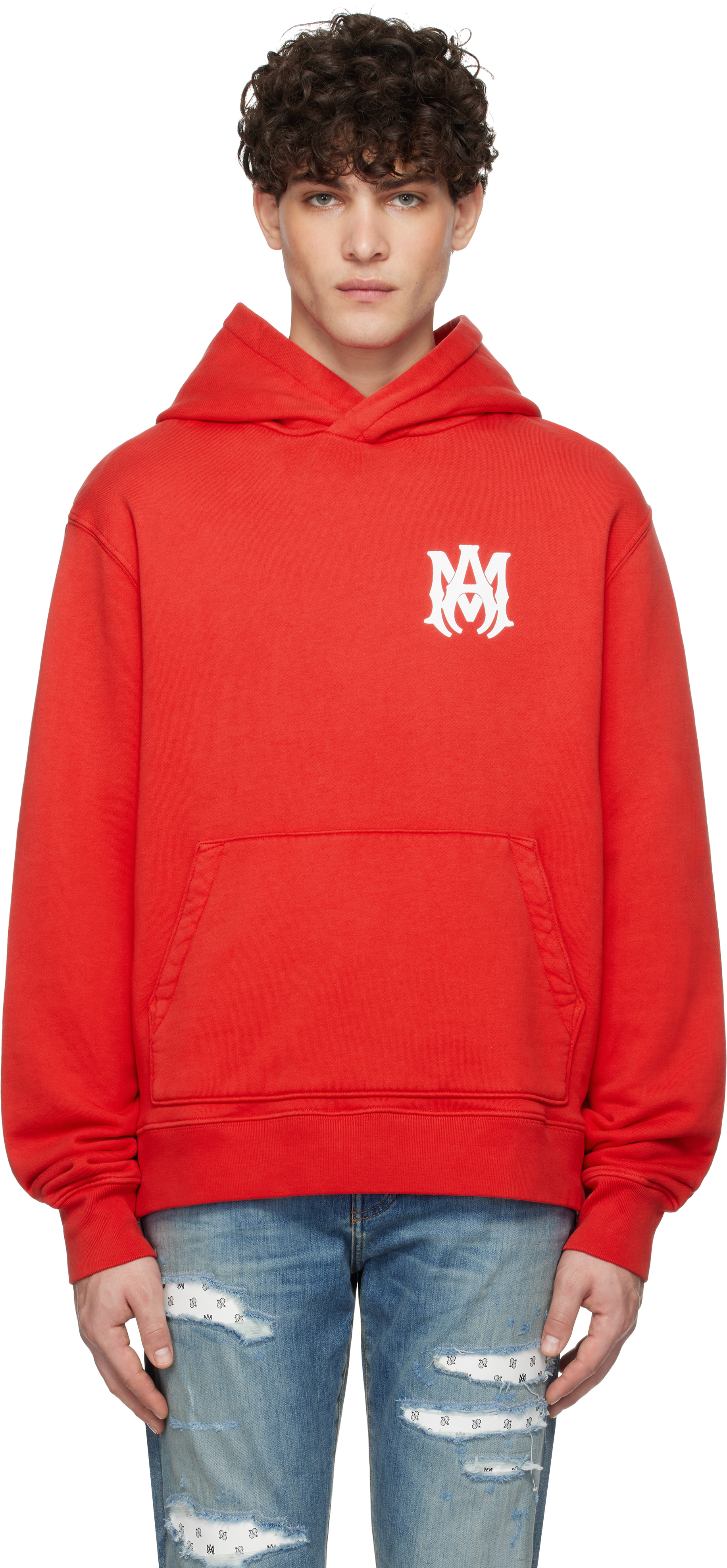 【関税込み】AMIRI レッド MA Core フーディ Red MA Core Hoodie by AMIRI on Sale