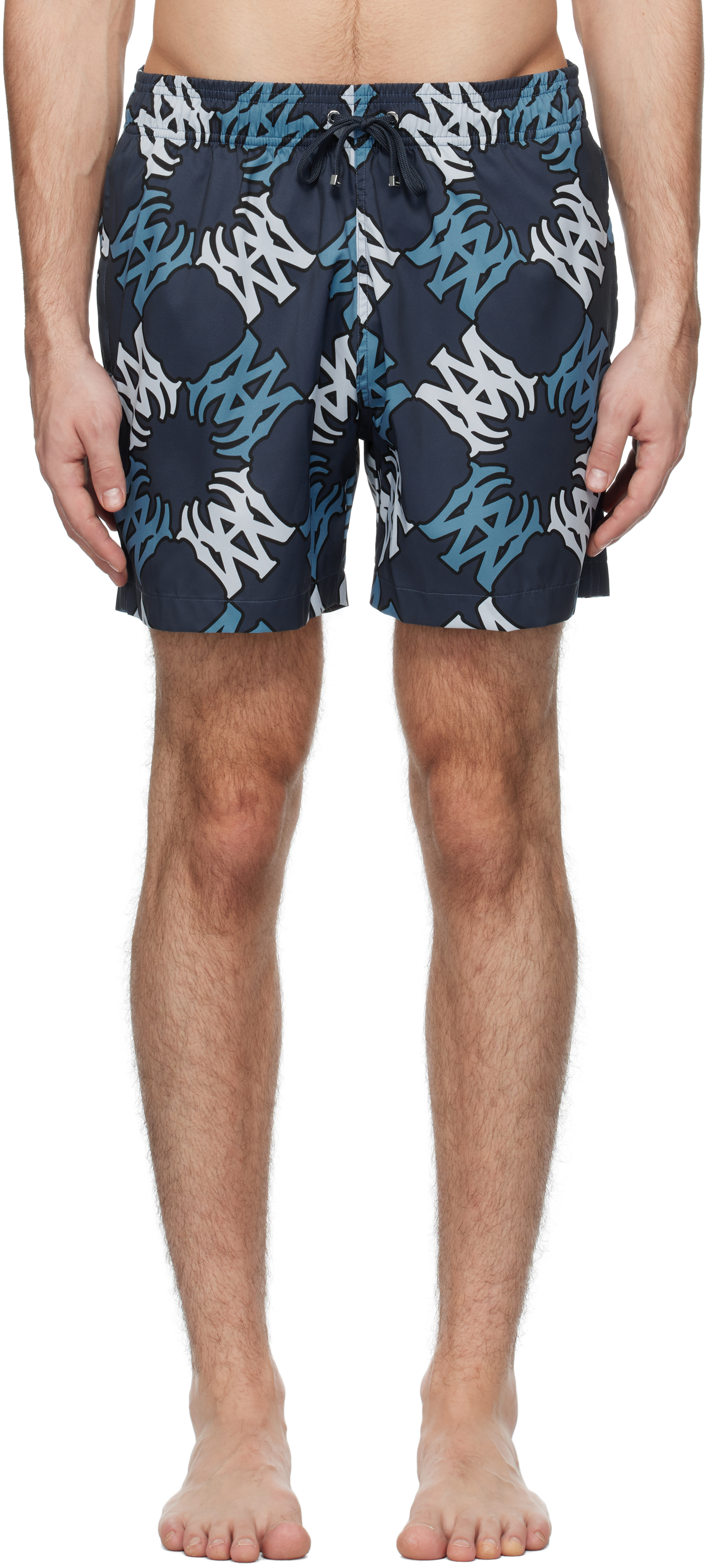 Navy MA Quad Swim Shorts