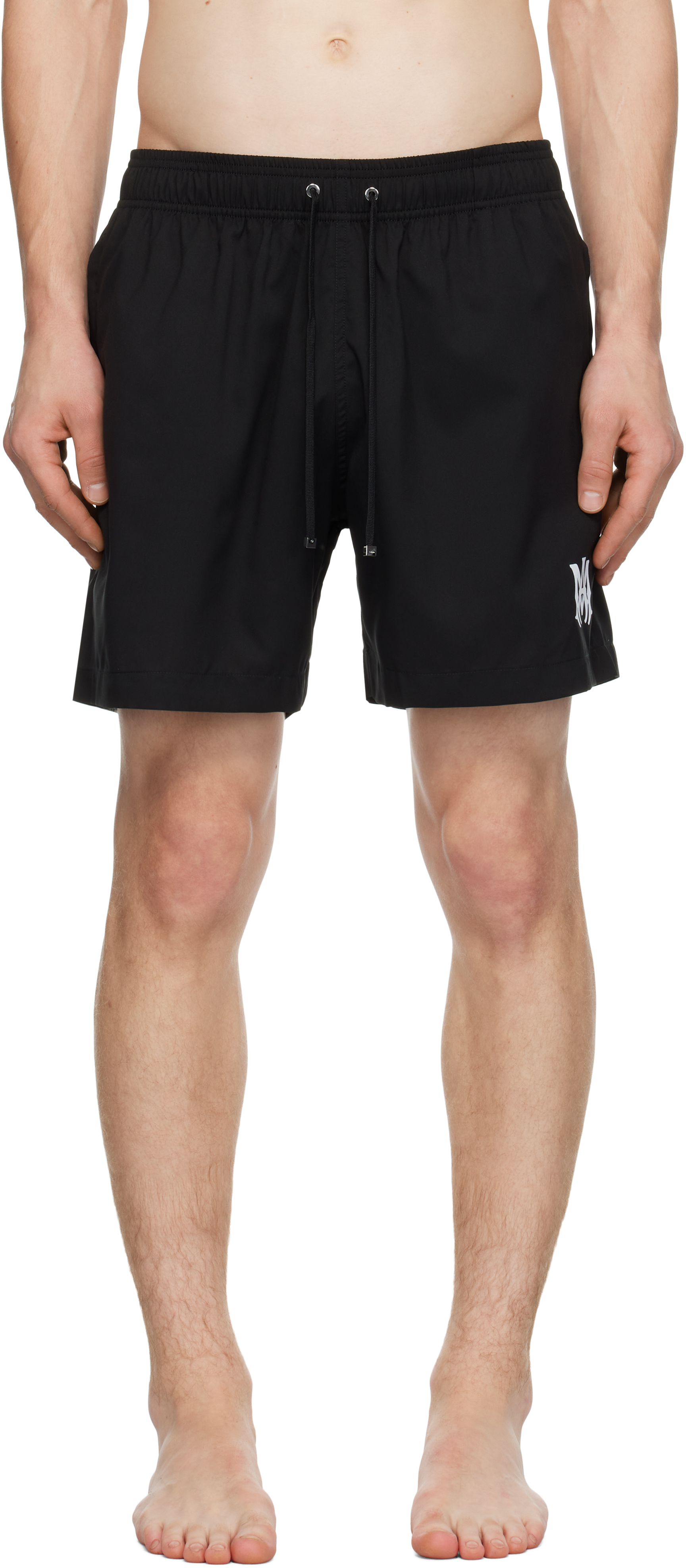 Black MA Core Logo Swim Shorts