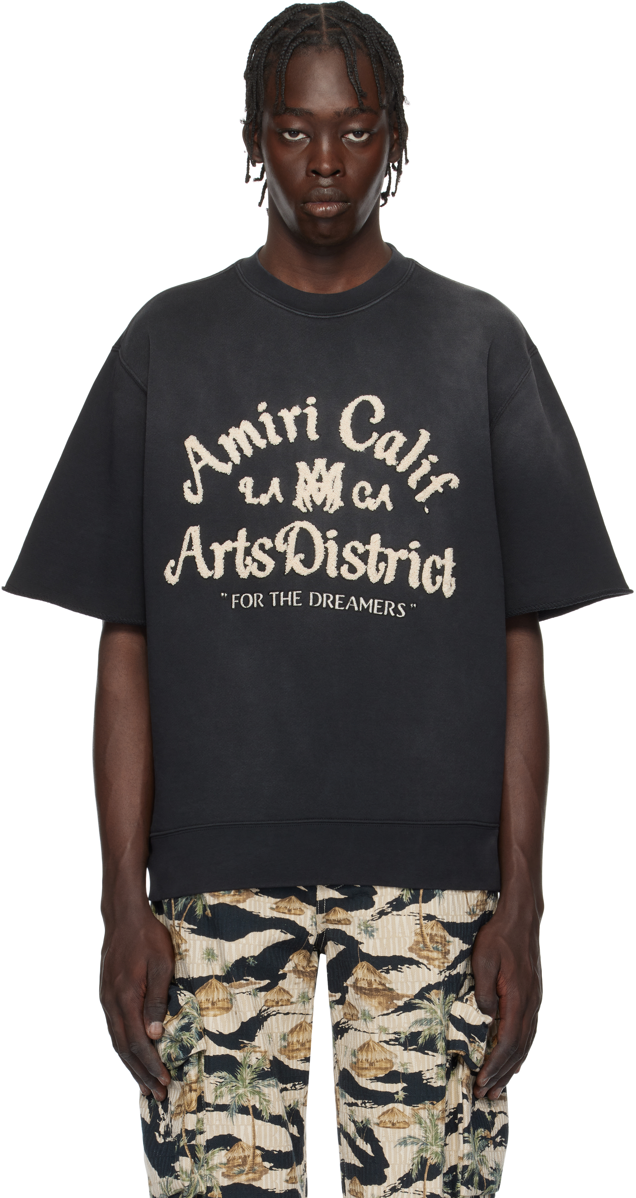 Black 'Amiri Arts District' Short Sleeve T-shirt