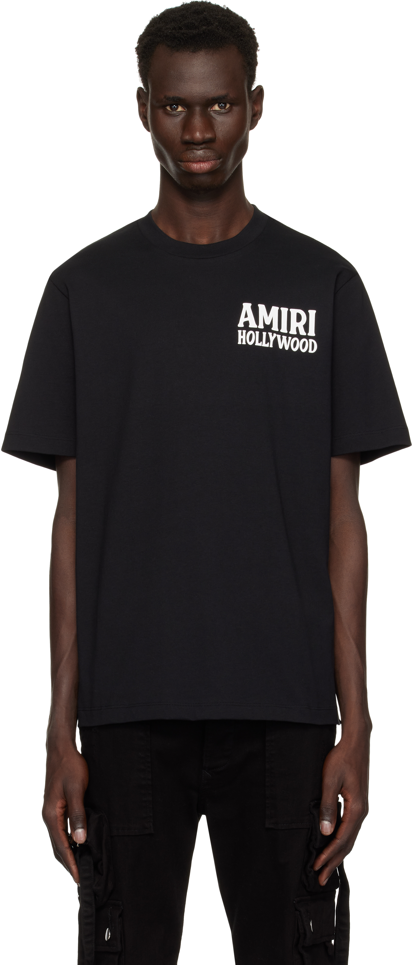 【関税込み】AMIRI ブラック 'Amiri' Jazz Wolf Tシャツ AMIRI Jazz Wolf T-shirt | Black | FARFETCH