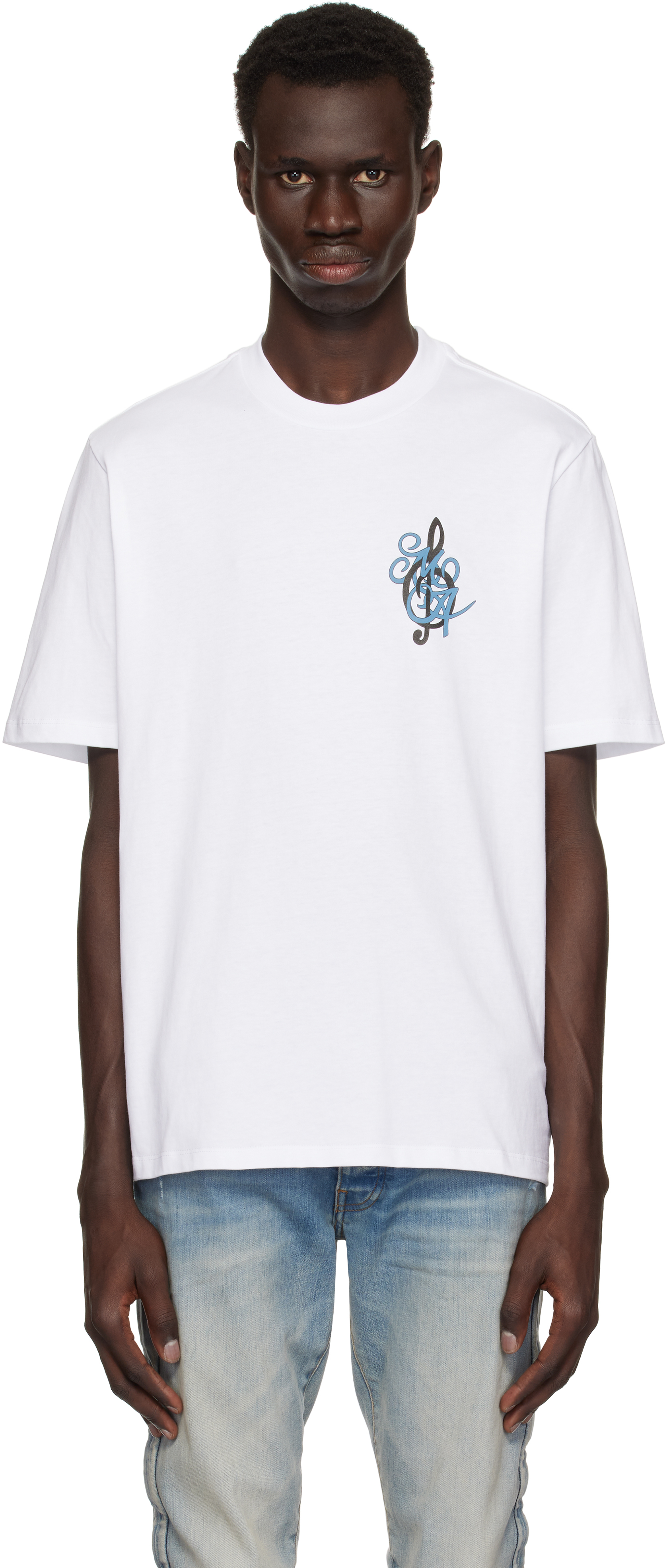 Shop Amiri White '' Jazz Band T-shirt