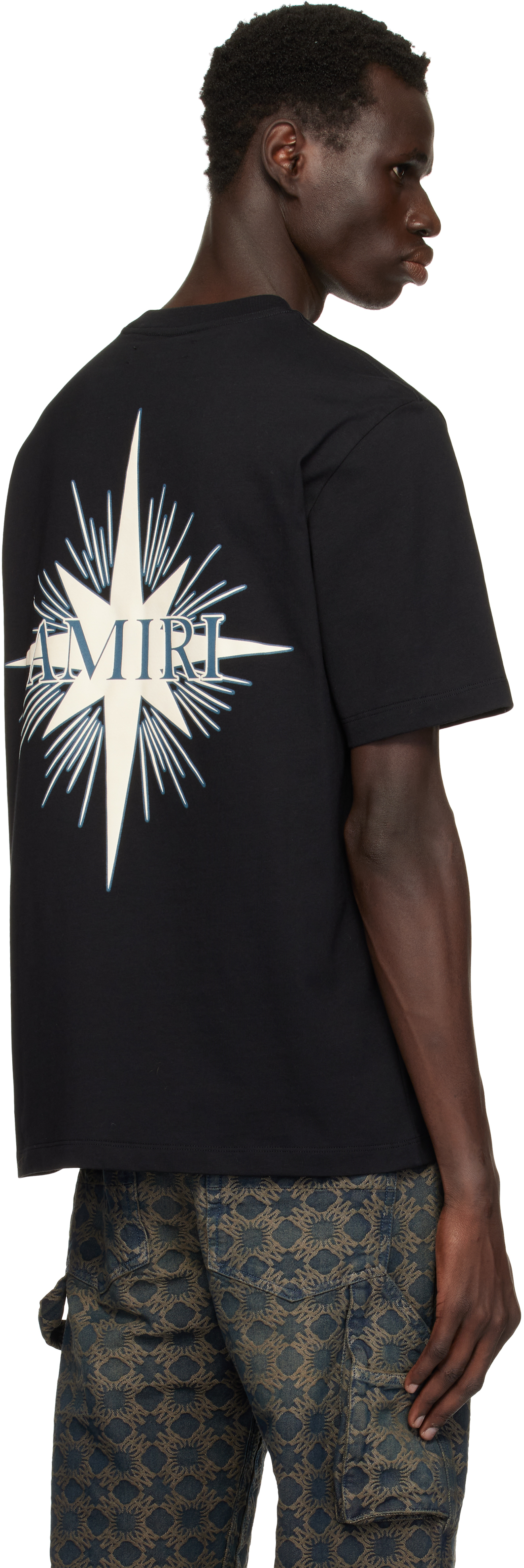 Amiri Starburst Graphic T-shirt In Black