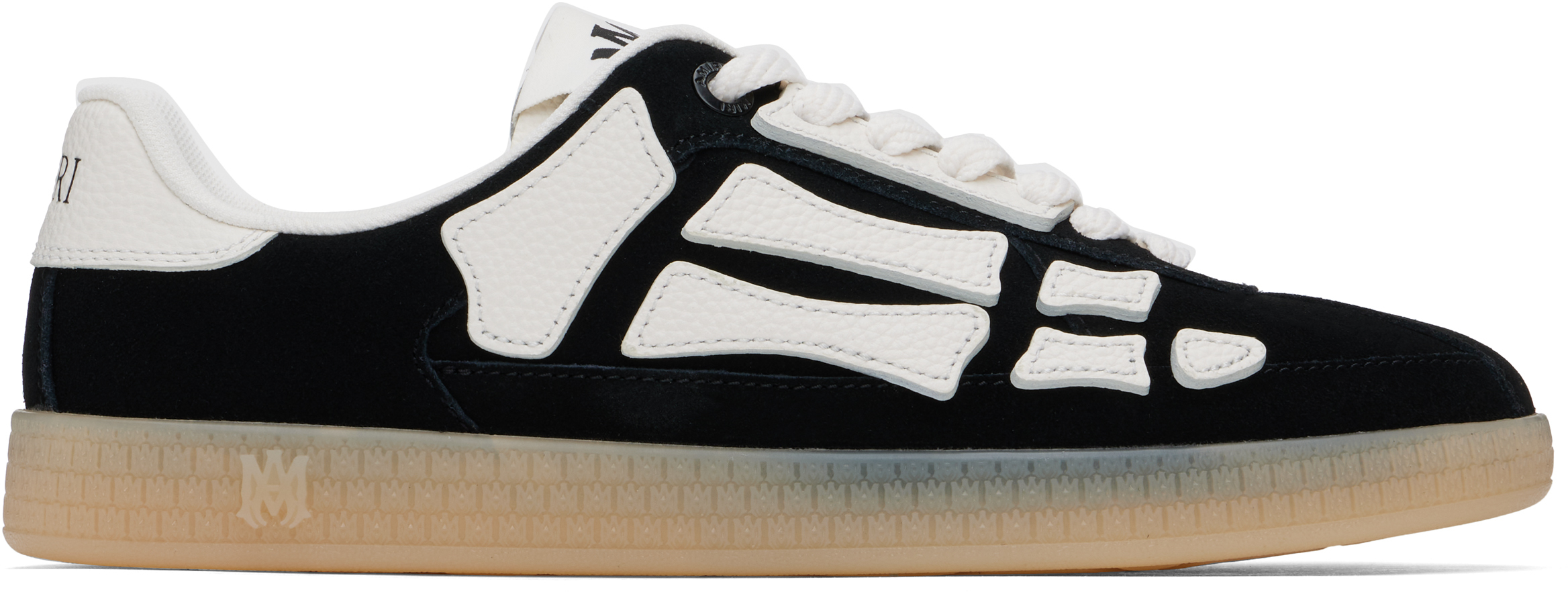 Black Pacific Bones Sneakers