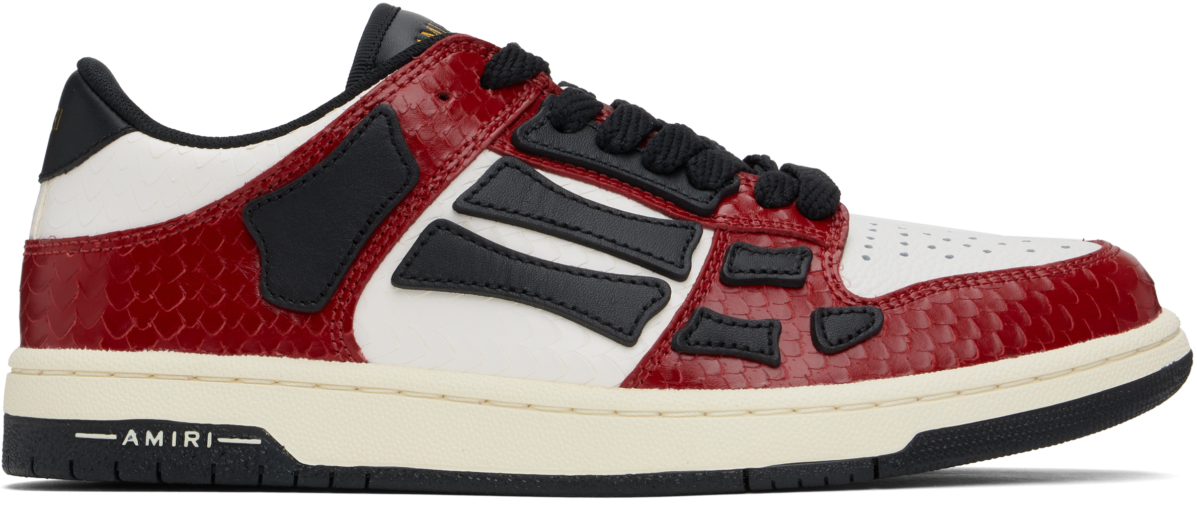 Red 
Black Snake Skel-Top Low Sneakers