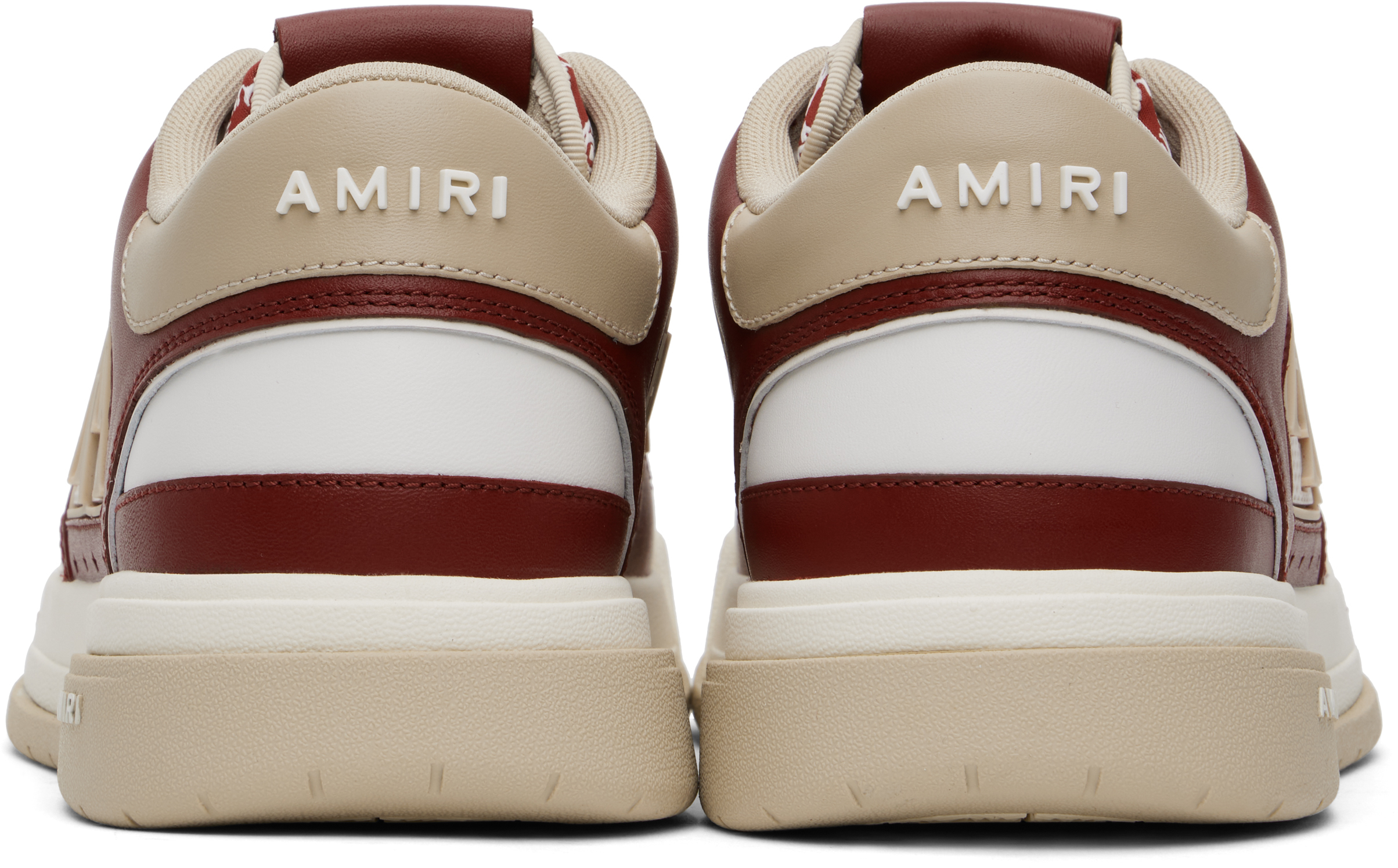 AMIRI RED & WHITE CLASSIC LOW SNEAKERS