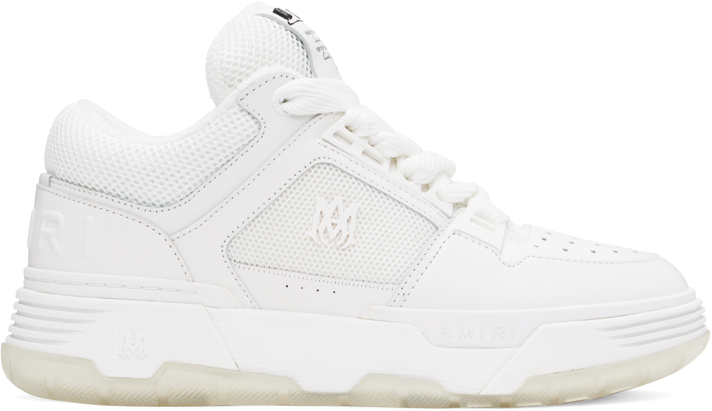 White MA-1 Sneakers by AMIRI on Sale