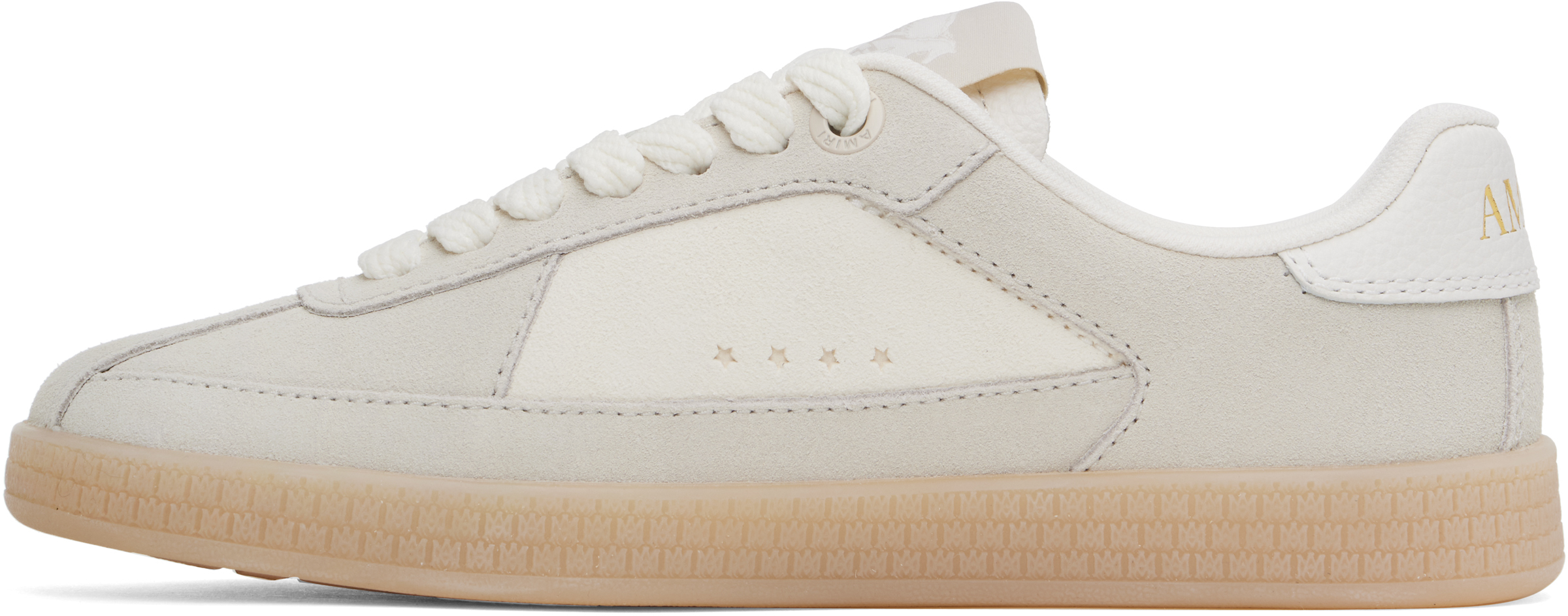 Amiri Round Head Low-cut Casual Shoes In Birch