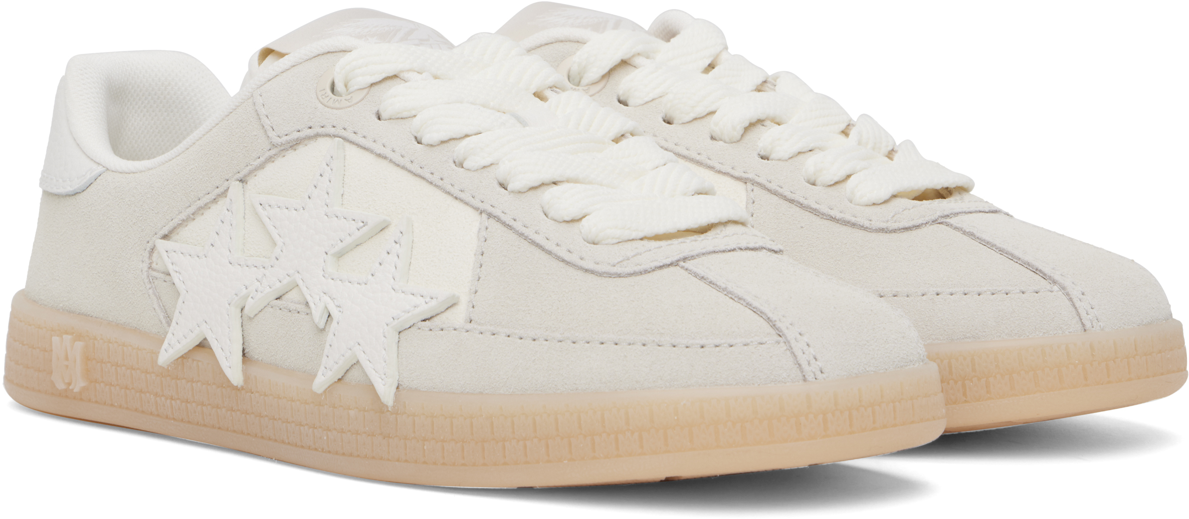 Amiri Round Head Low-cut Casual Shoes In Birch
