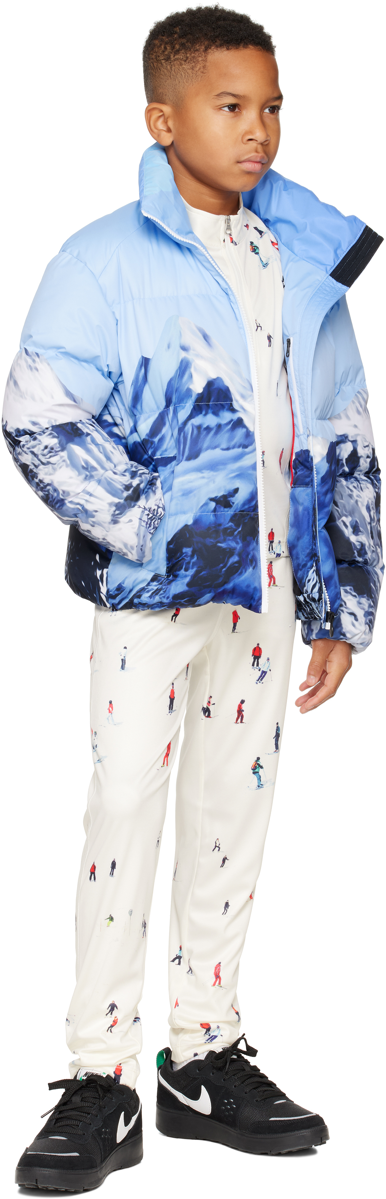Perfect Moment Thermal Ski Leggings (6-14 Years) In Dede Ski Print