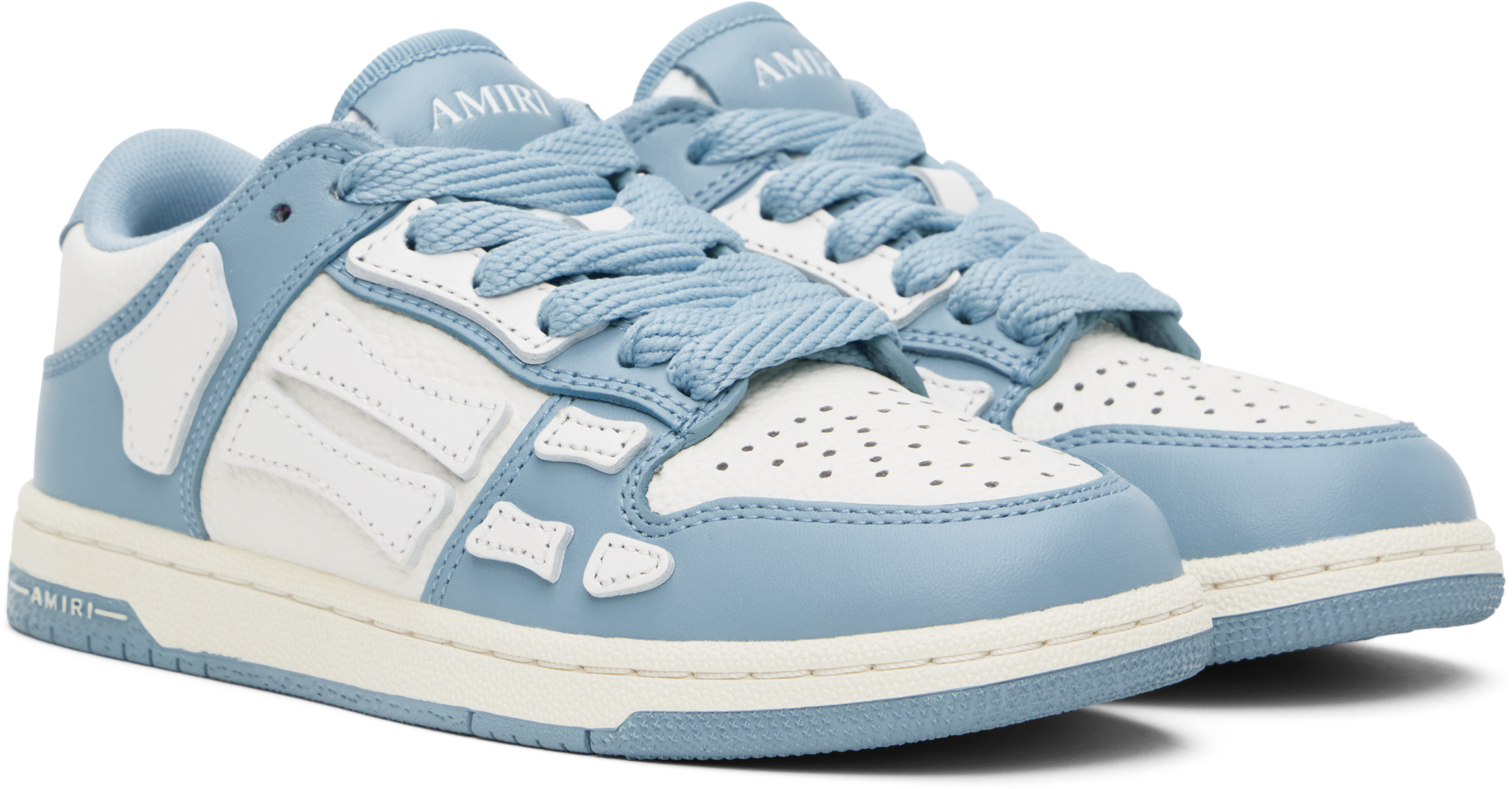 Amiri Skel Top Sneakers In Ocean Sky