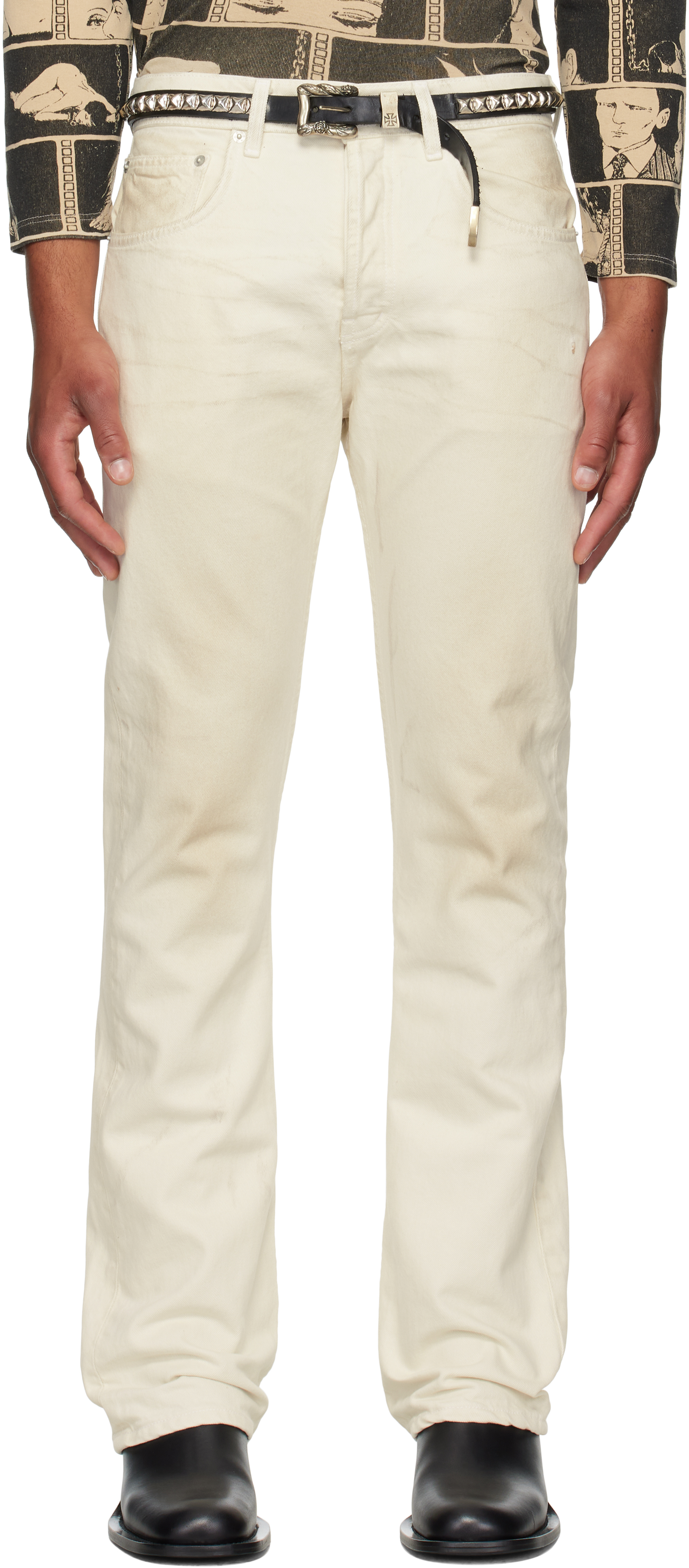 Off-White Classic Flare Leg Jeans