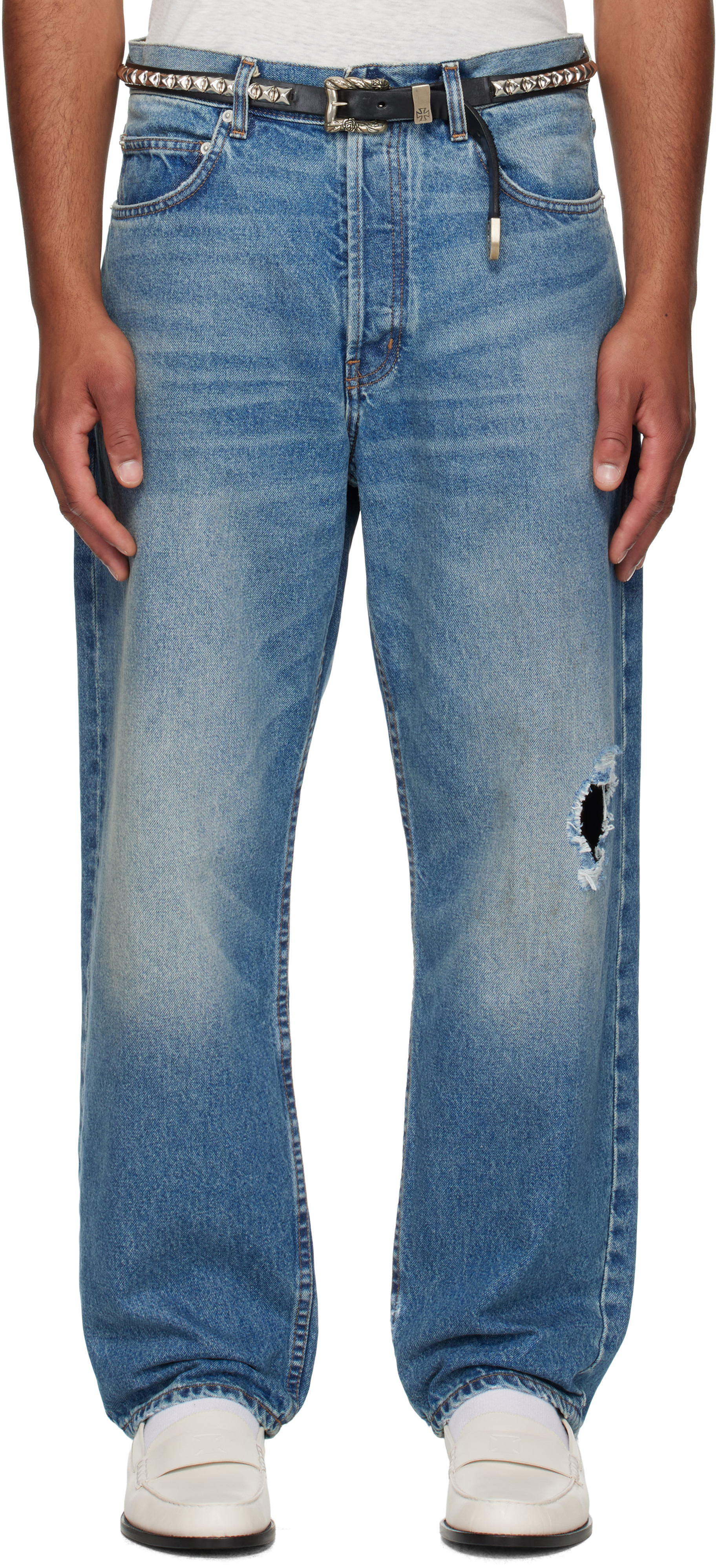 Blue Baggy Jeans