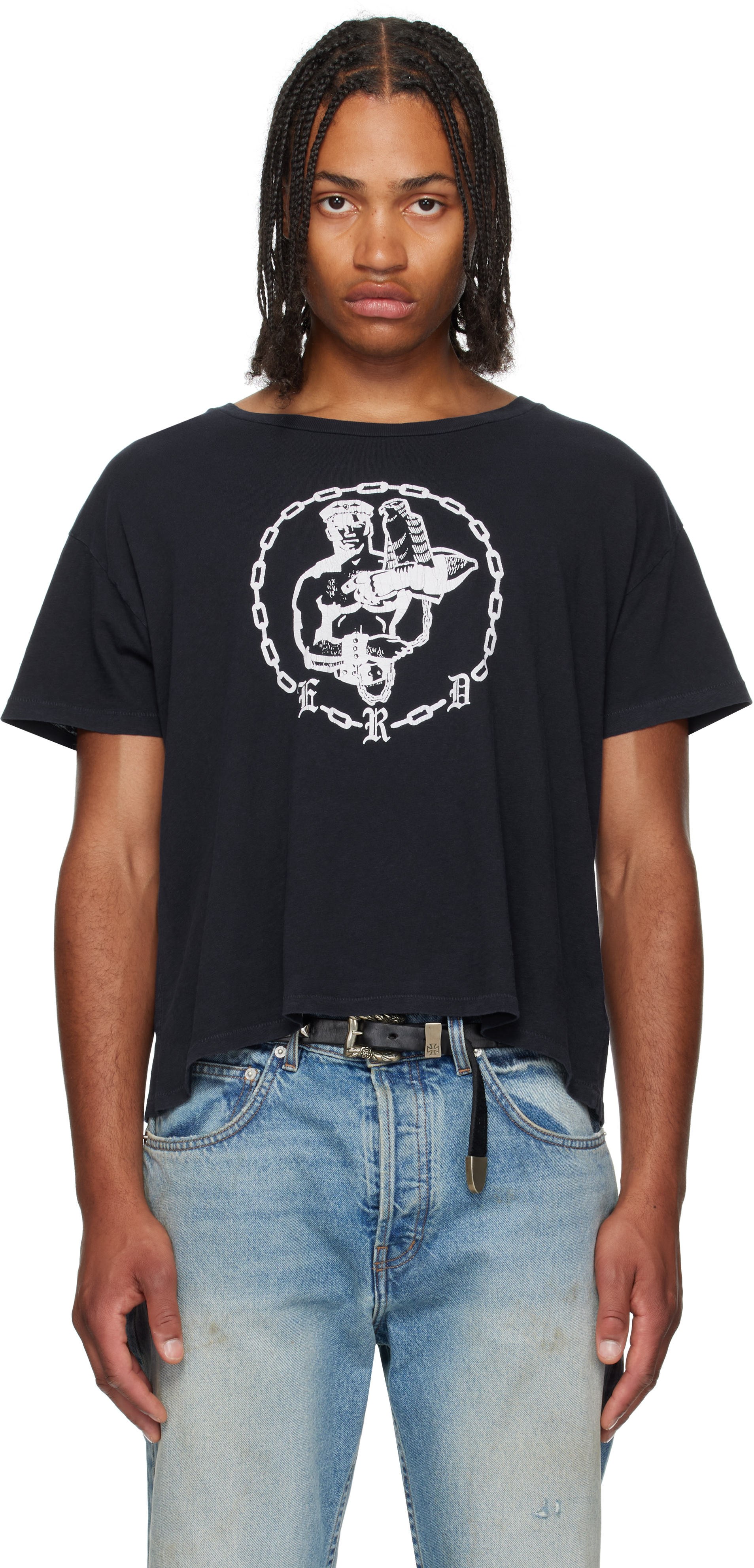 Navy Chain T-shirt