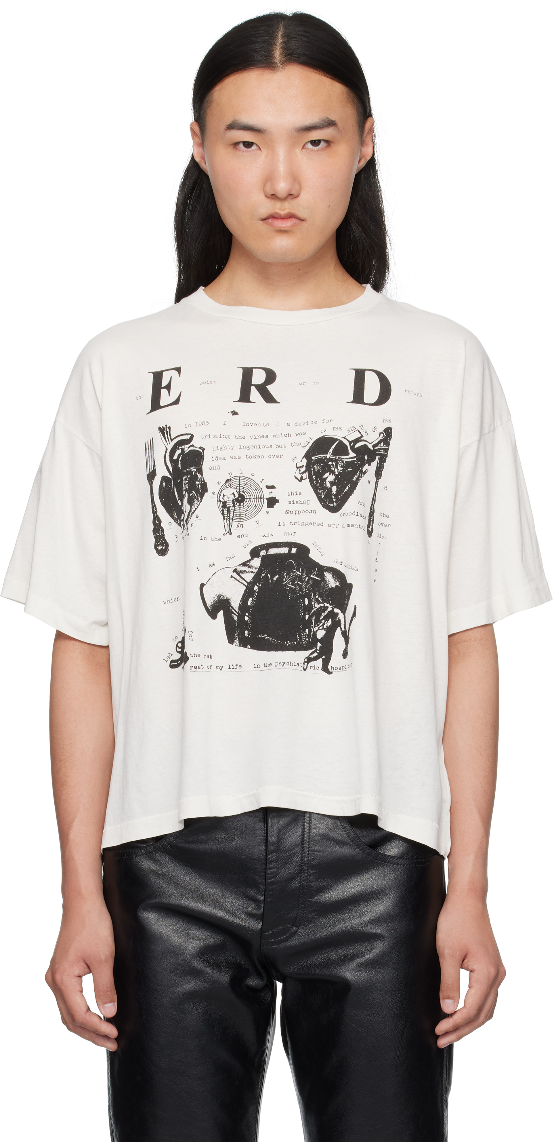 White 'My Role In The War' T-shirt