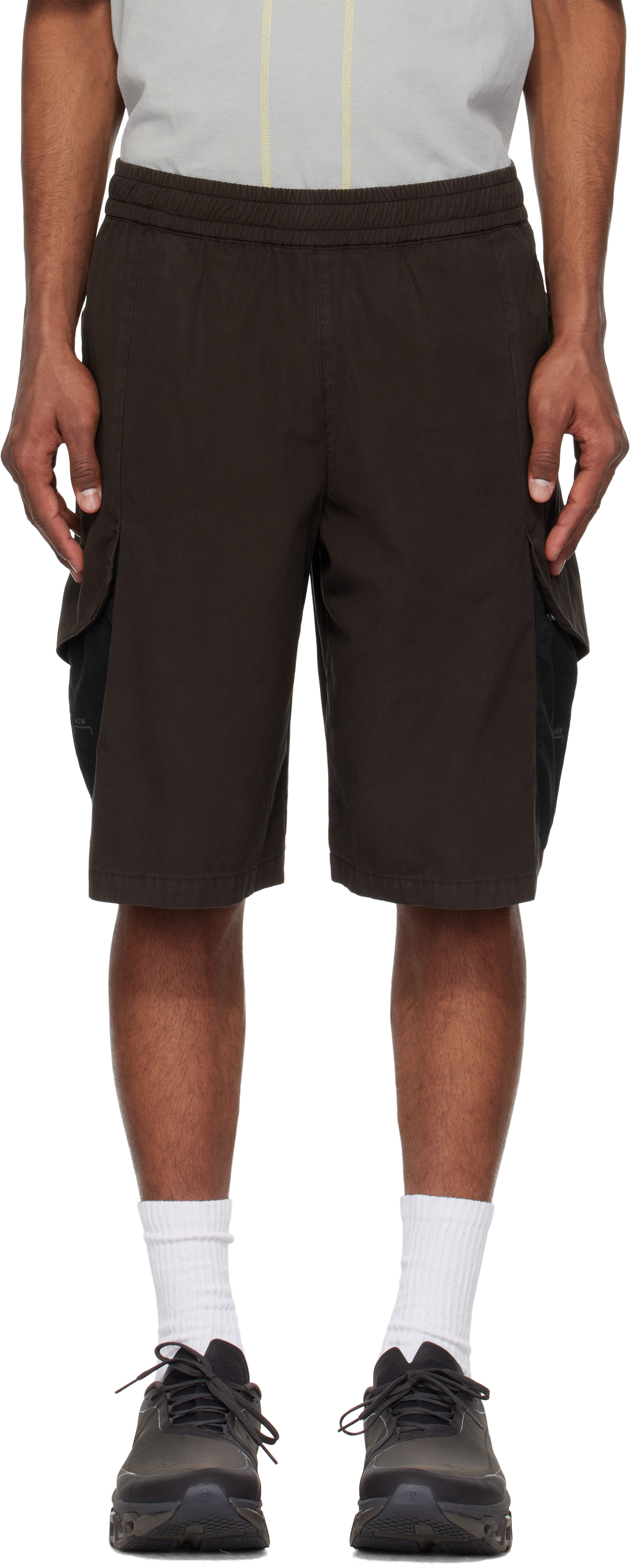 A-COLD-WALL* Brown Brunswick Cargo Shorts