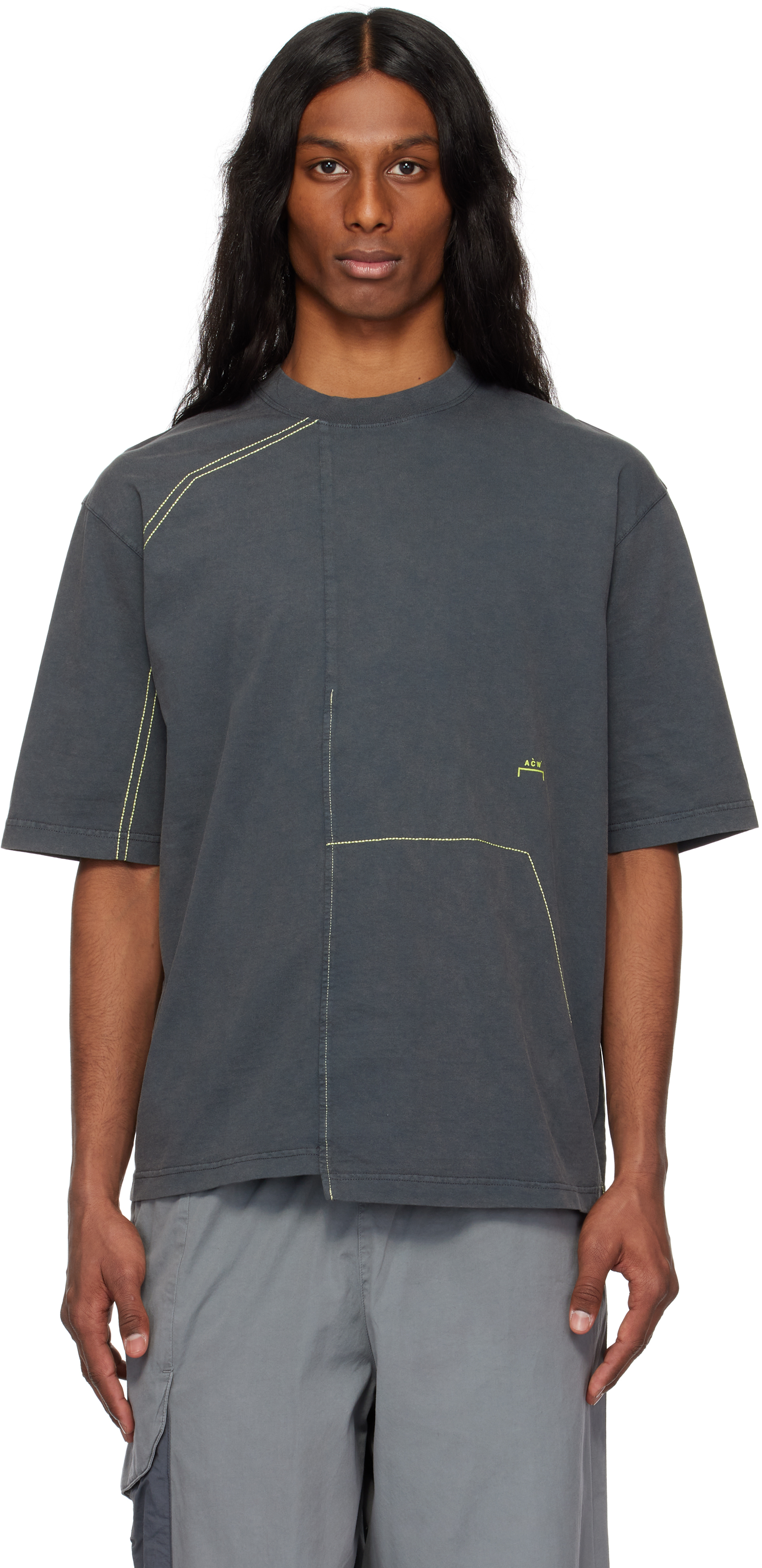 A-COLD-WALL* Gray Oblique T-shirt