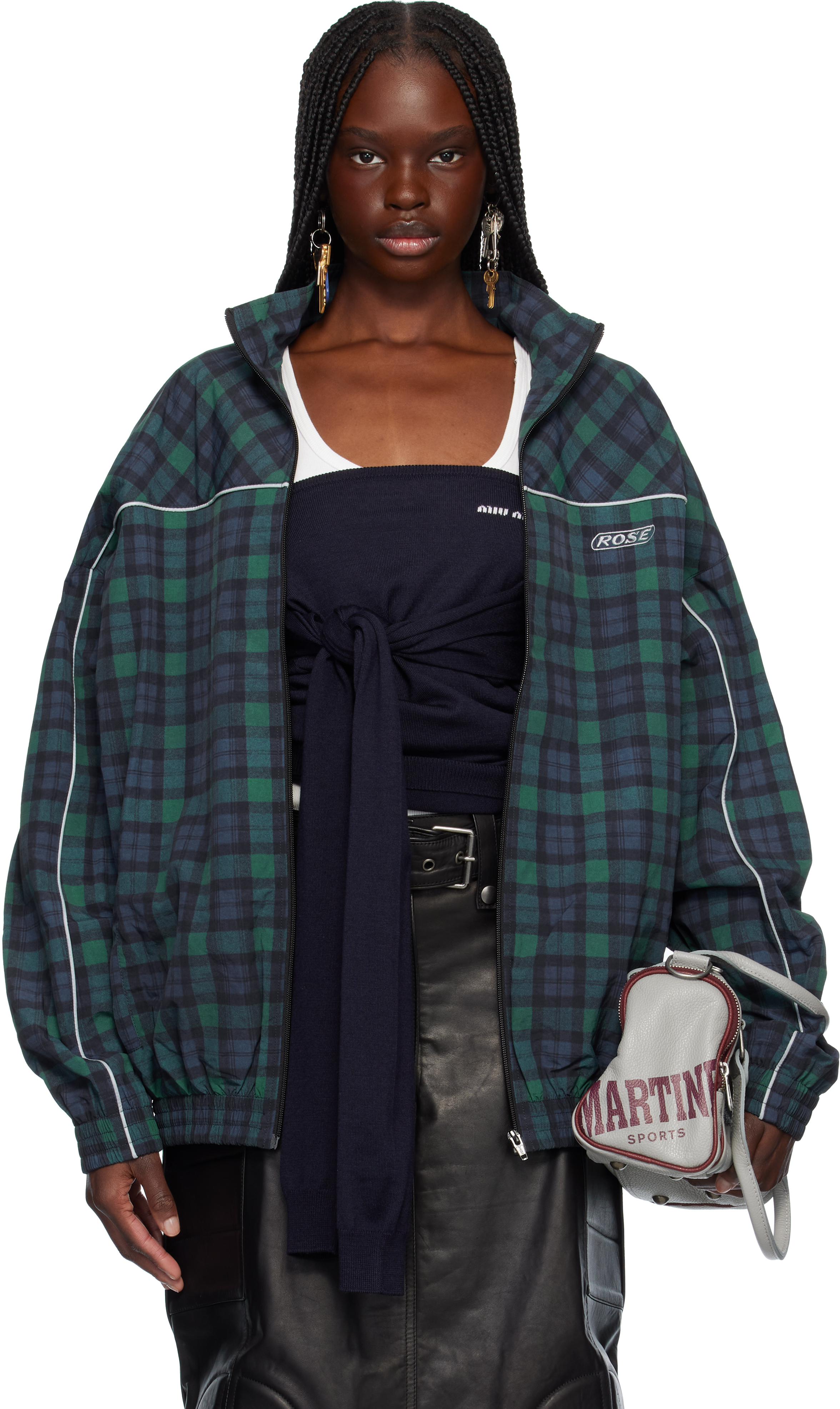 ジャケット・アウター MARTINE ROSE OVERSIZED TRACK JACKET OVERSIZED TRACK JACKET in BLACK | Martine Rose