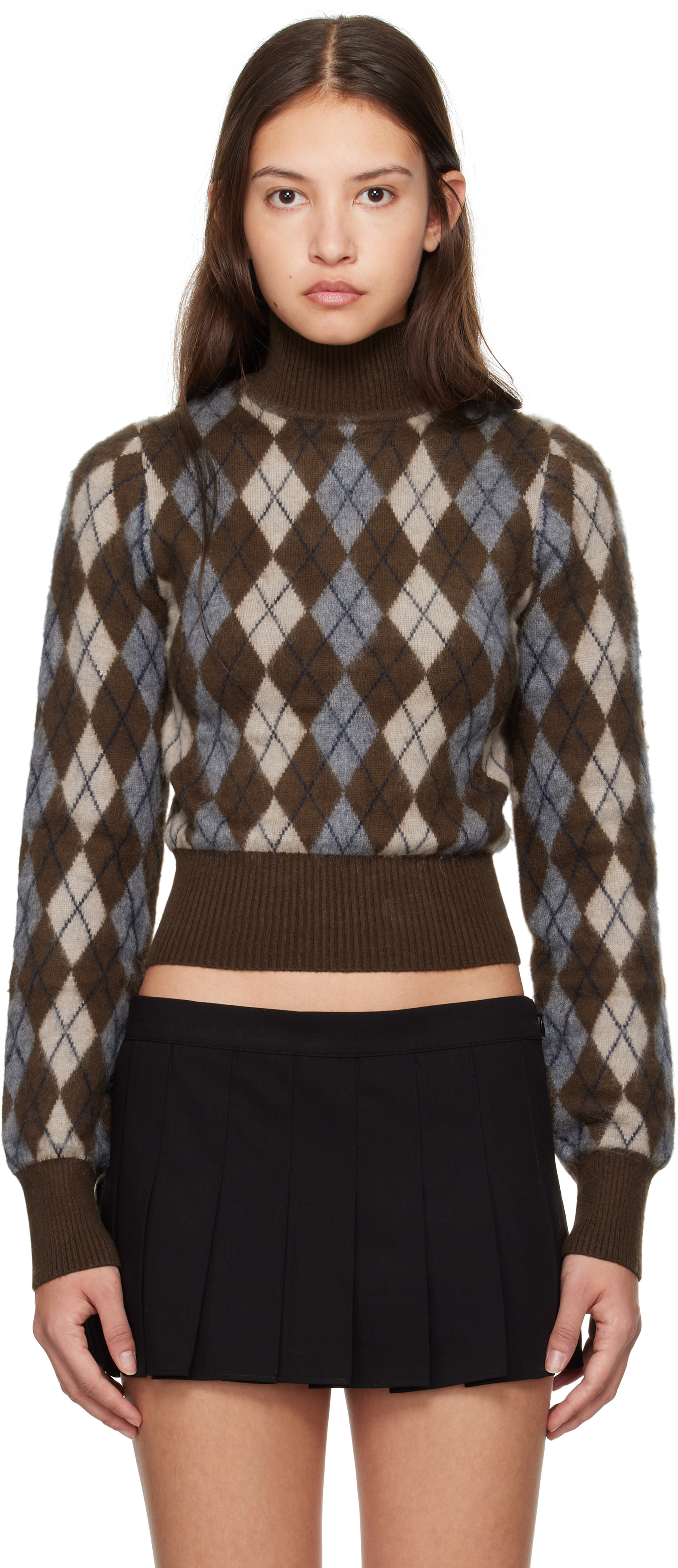 Brown Delia Turtleneck