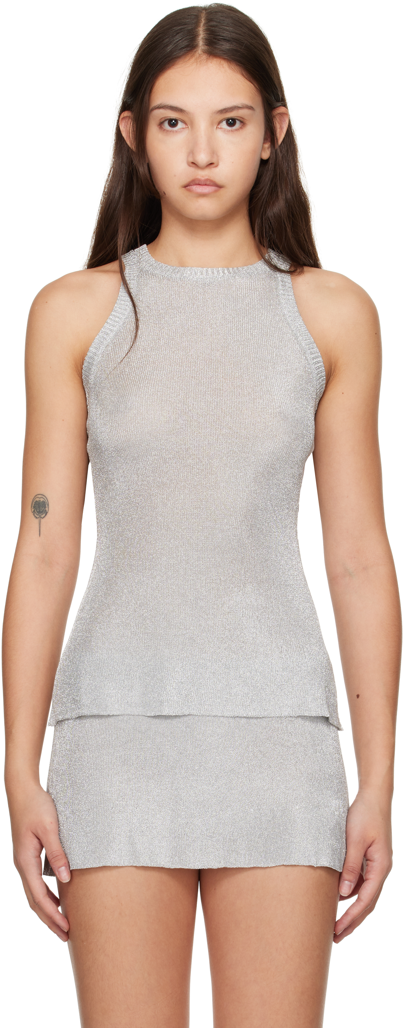 Silver Millie Tank Top