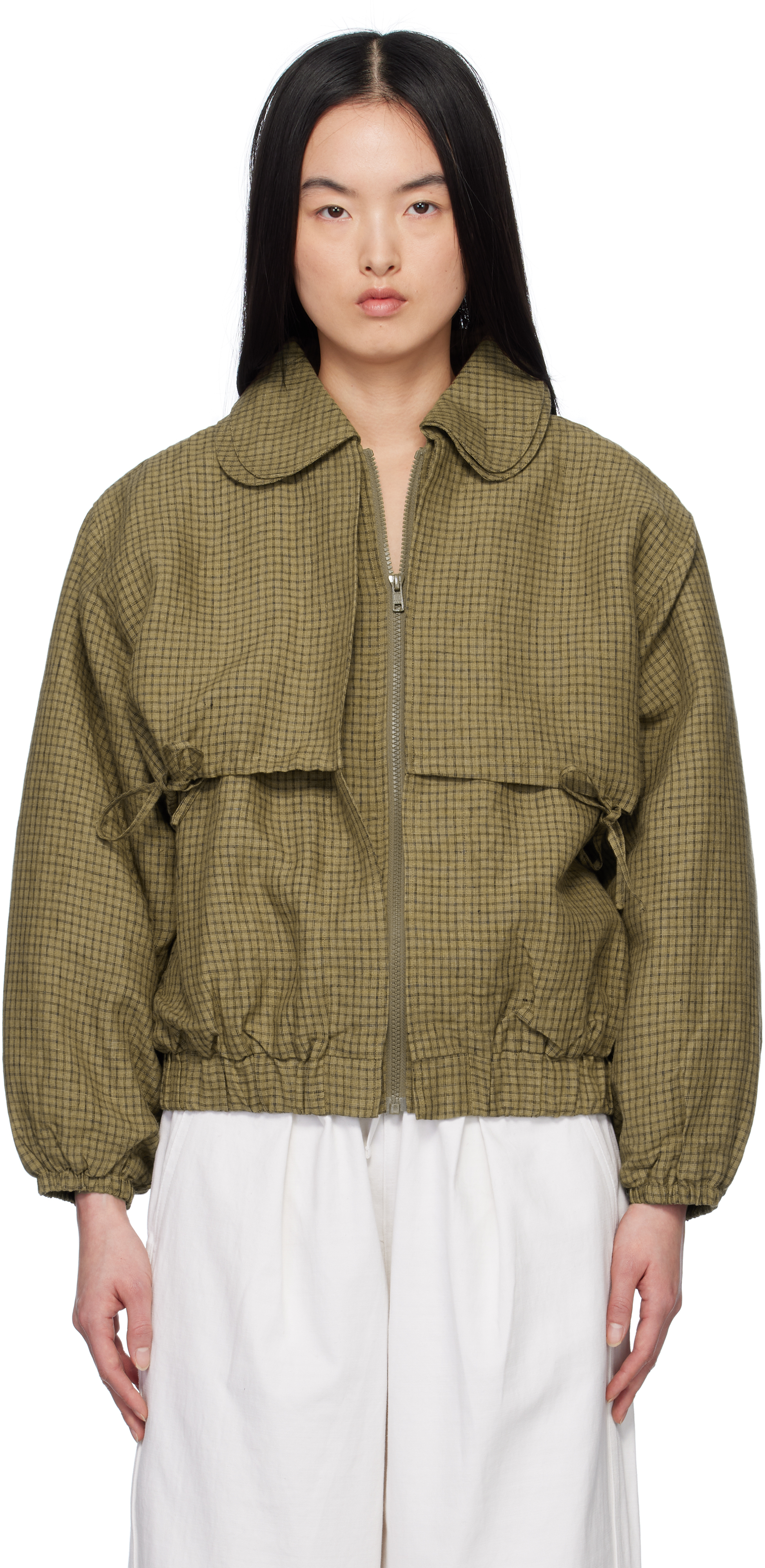 Green Double Layered Jacket