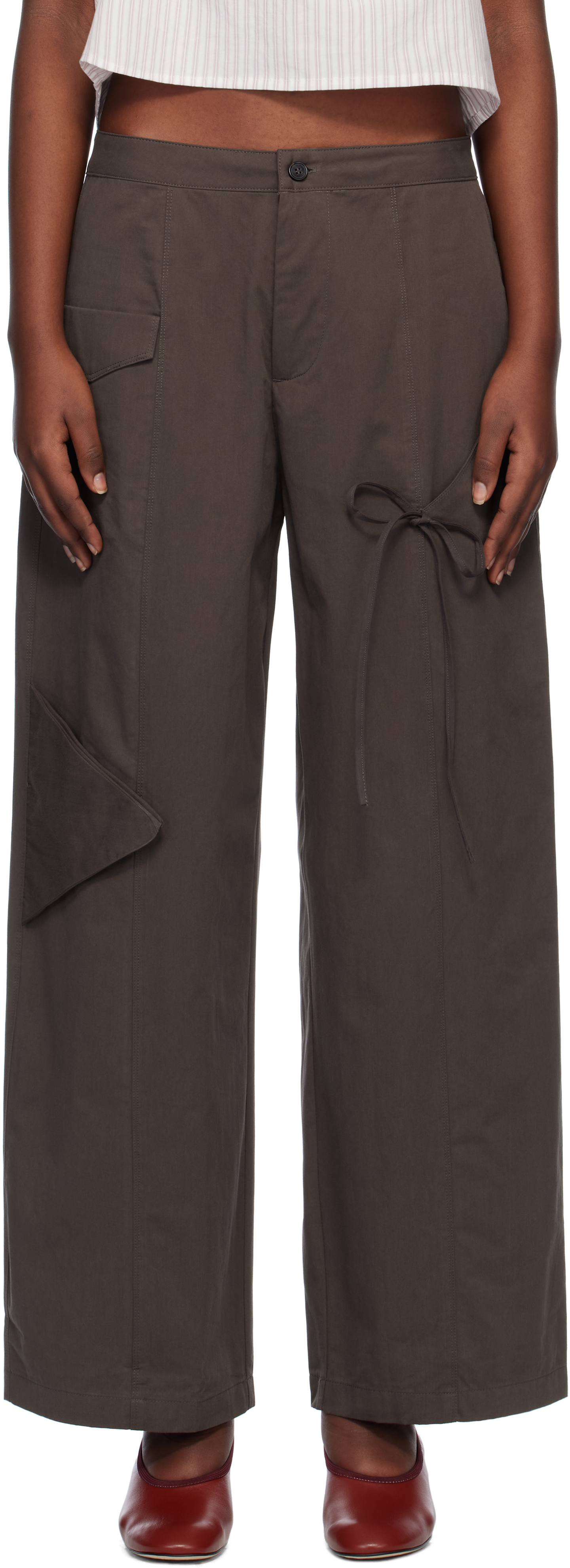 Brown Pocket Trousers