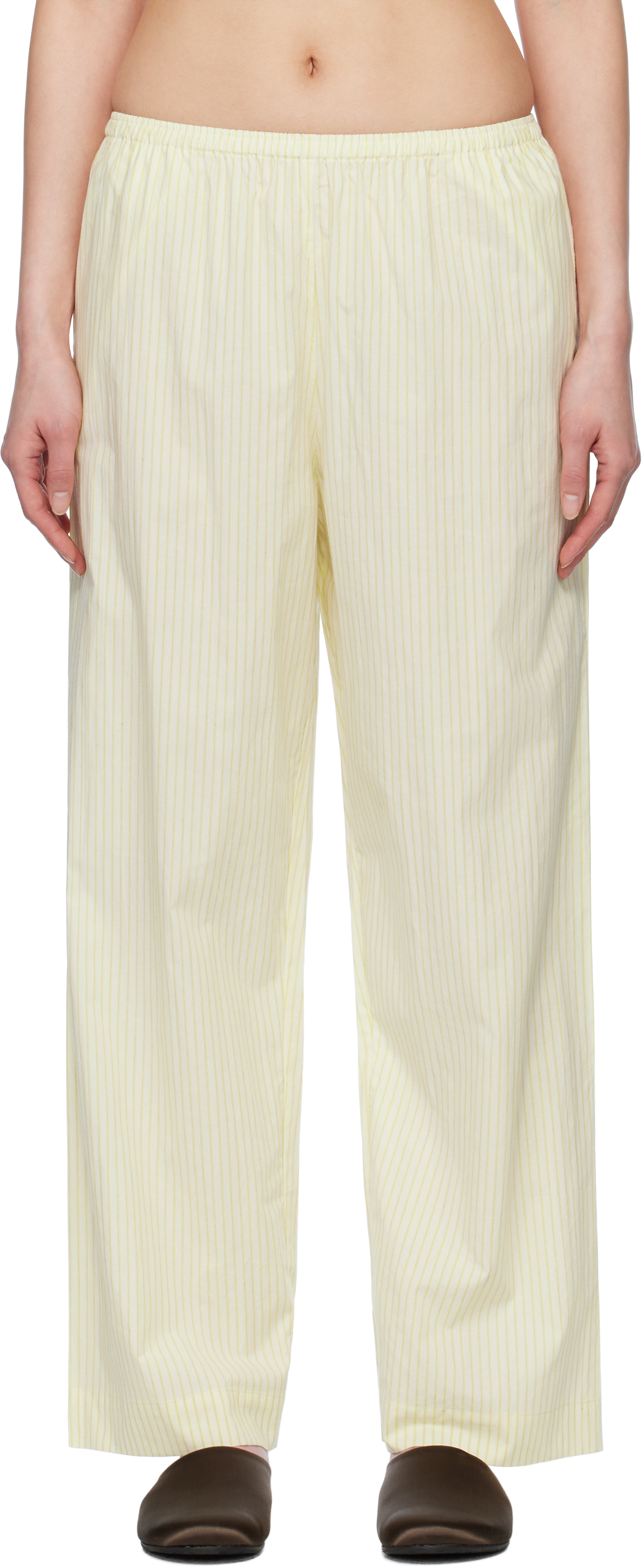 White & Yellow Ease Lounge Pants