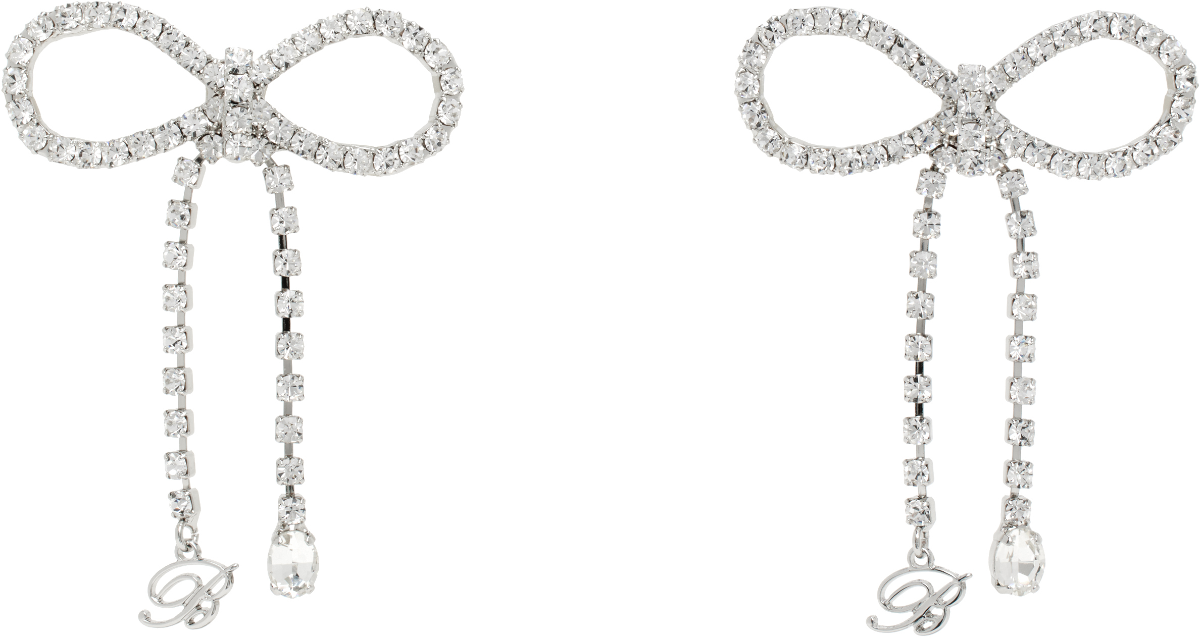 【関税込み】Blumarine シルバー Bows ピアス Blumarineのシルバー Bows ピアスがセール中