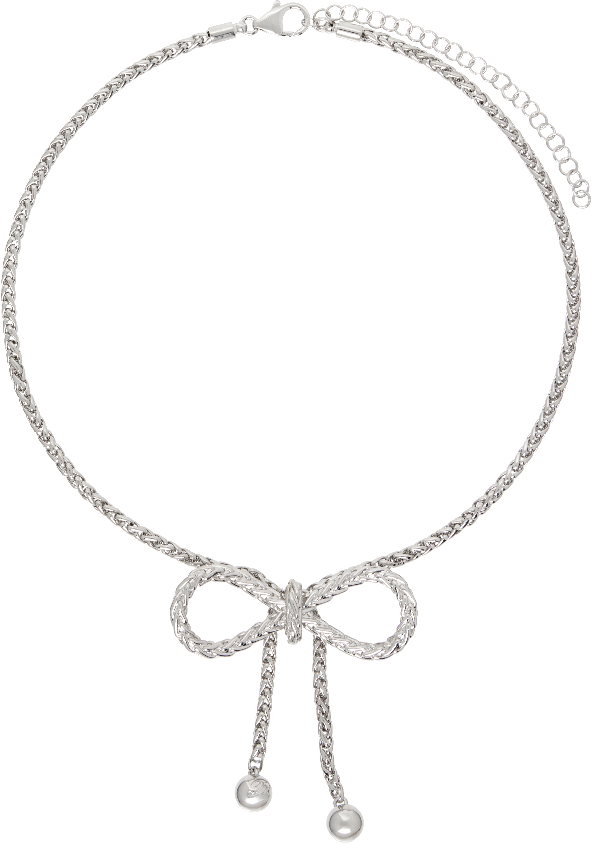 Silver Bow Choker