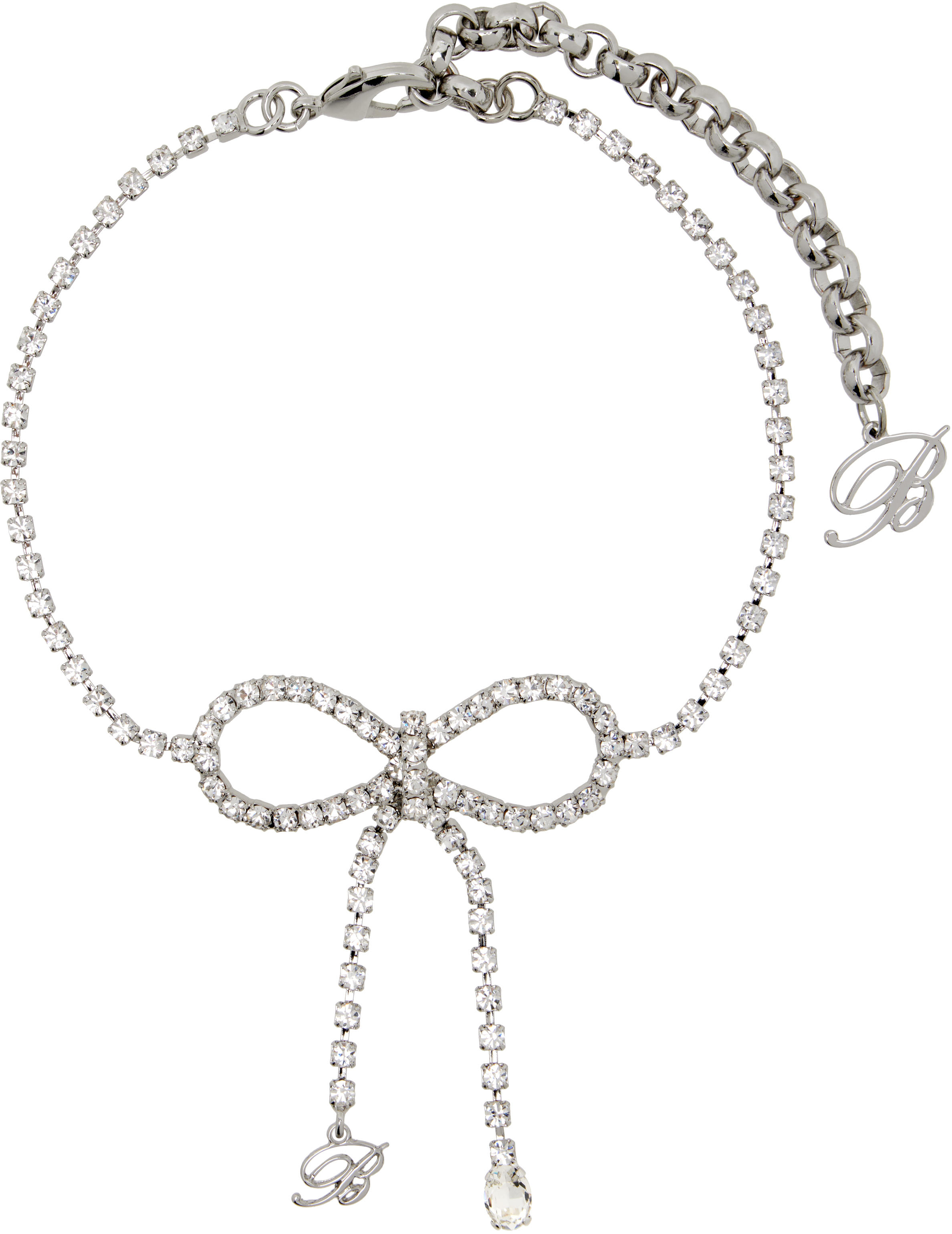【関税込み】Blumarine シルバー Bow チョーカー Blumarineのシルバー Bow チョーカーがセール中