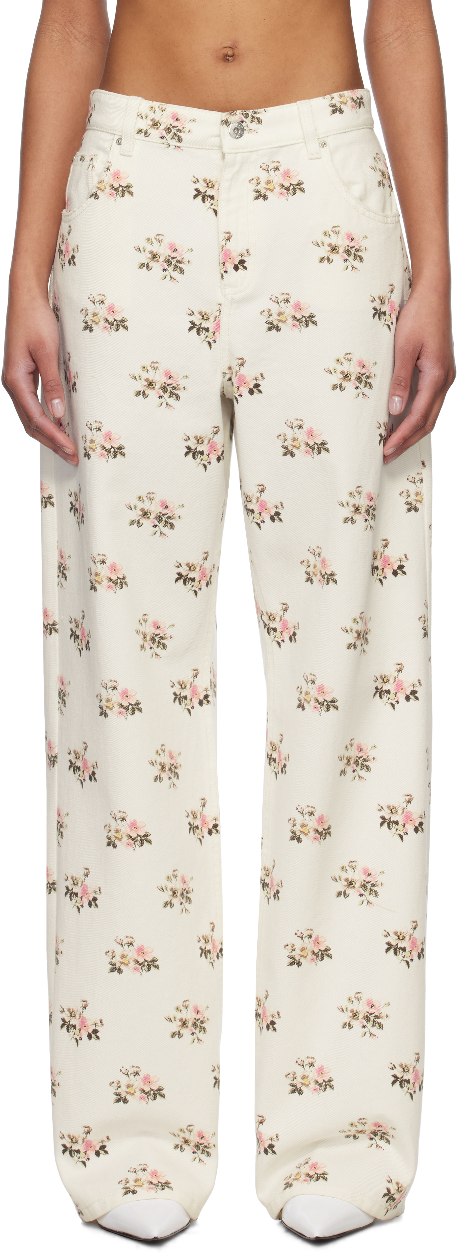 【関税込み】Blumarine ブラウン＆ベージュ Snake ジーンズ 10%OFF C-17 C-SEVENTEEN レディース ジーンズ サマー スキニー