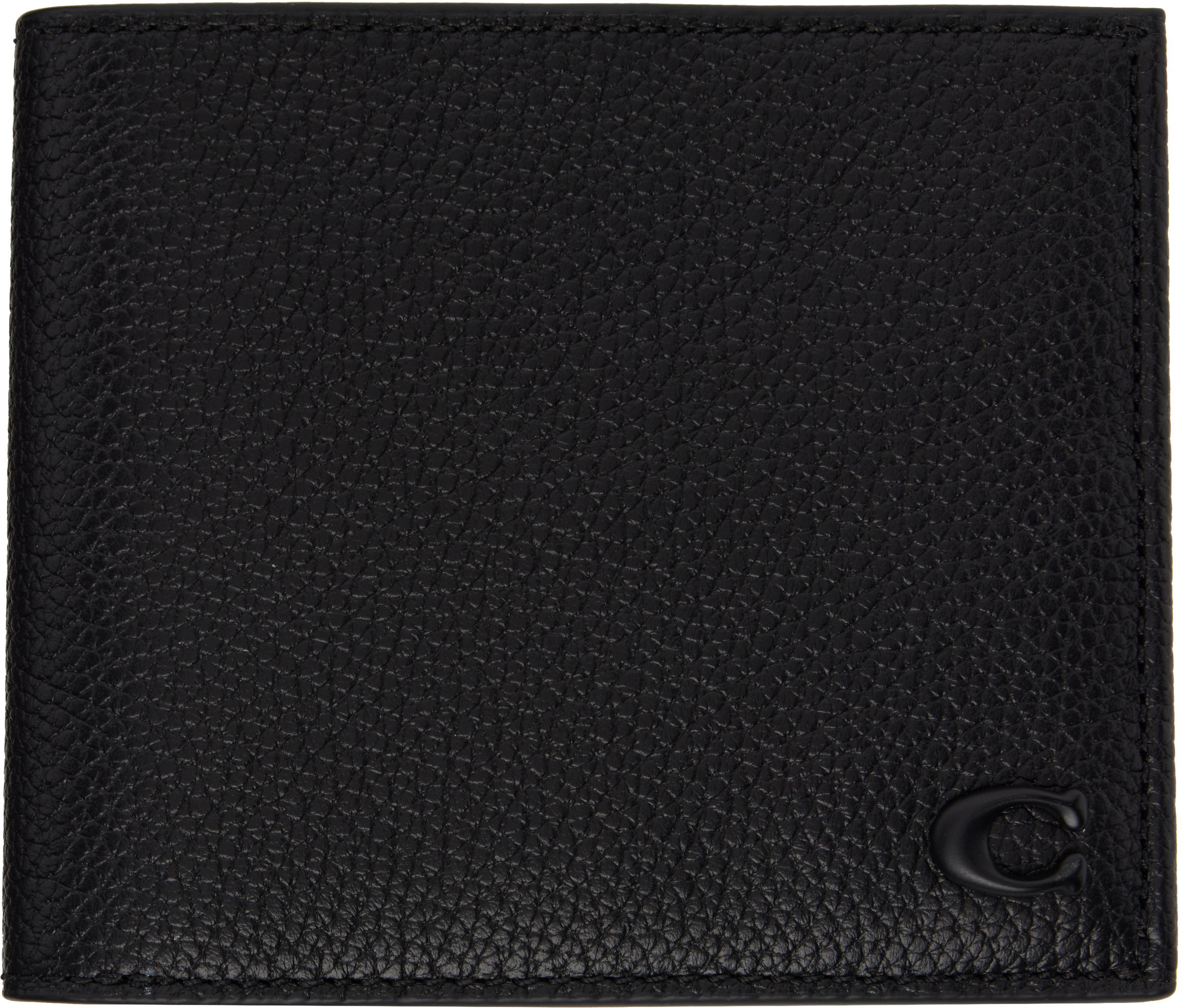 Black Double Billfold Wallet