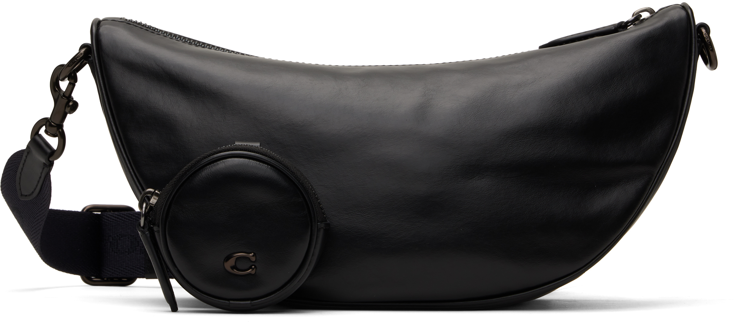Black Hall Soft Sling Bag
