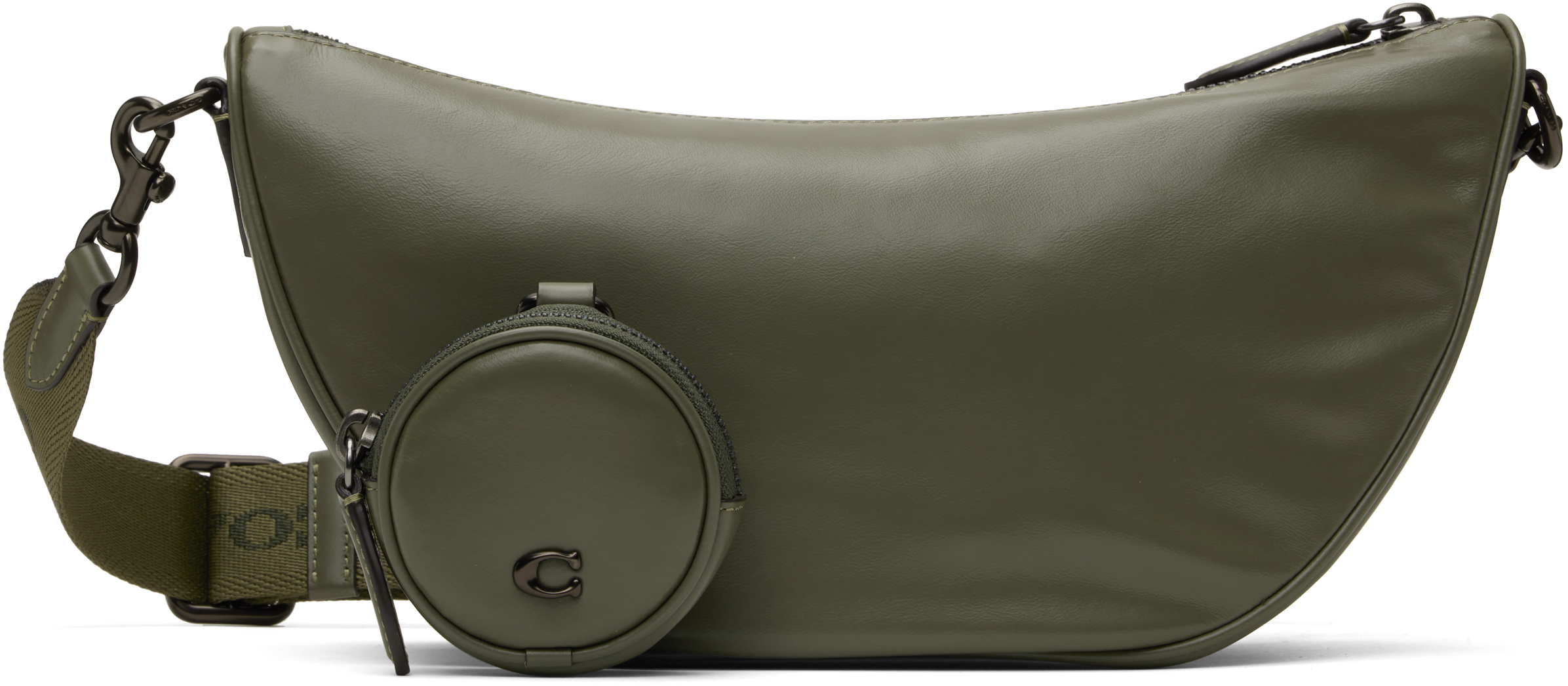 Khaki Hall Soft Sling Bag