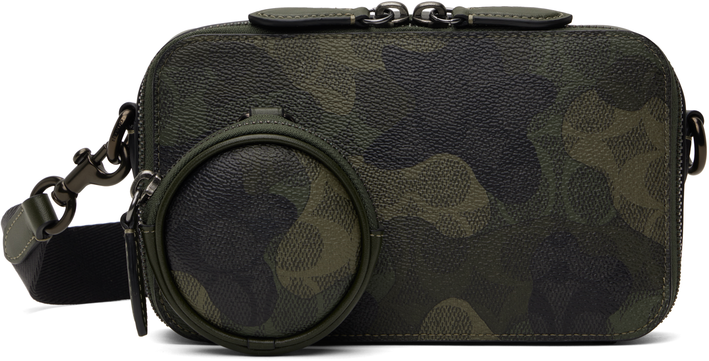 Khaki Charter Slim Crossbody Bag