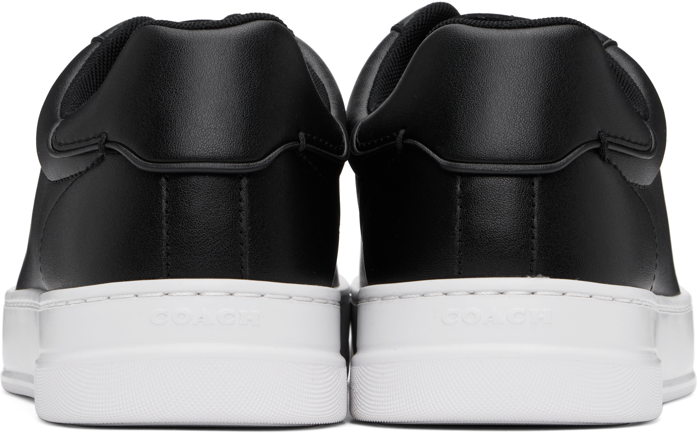 Coach Black High Line Sneaker In Black
