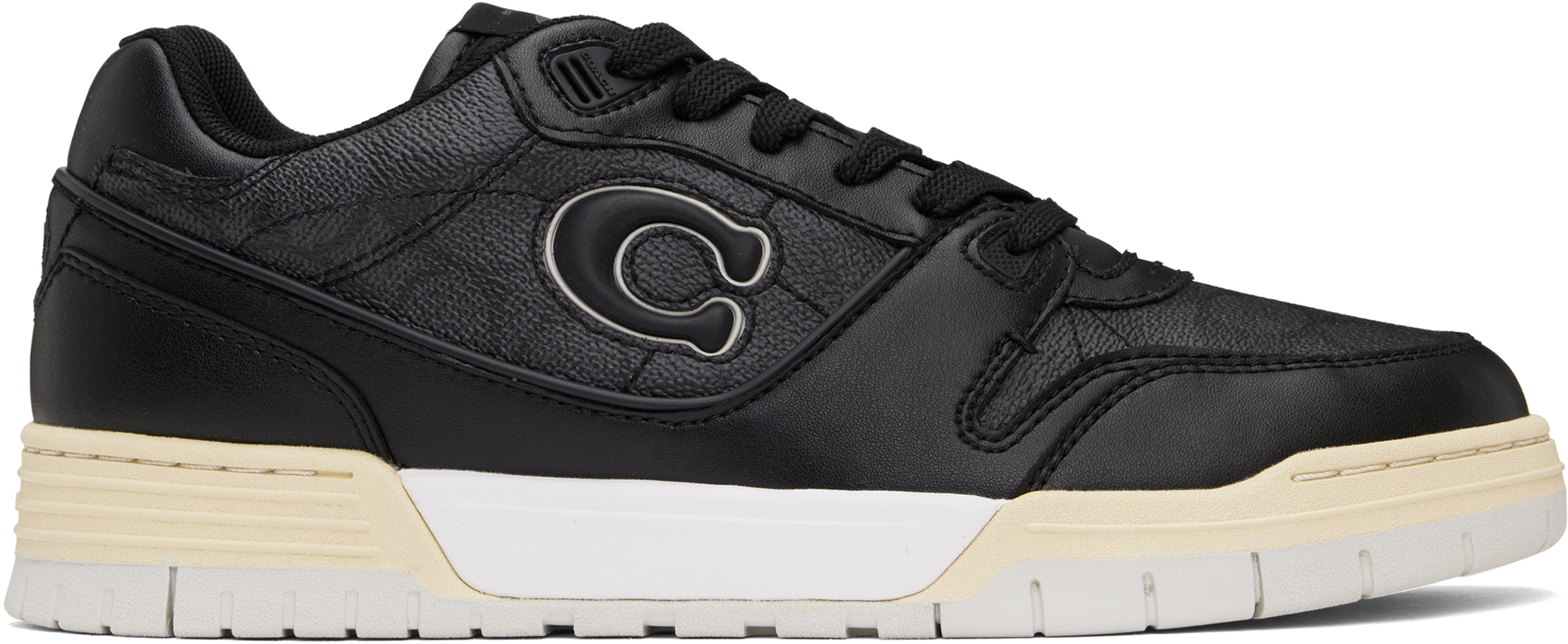 Black Soho Signature Canvas Sneakers
