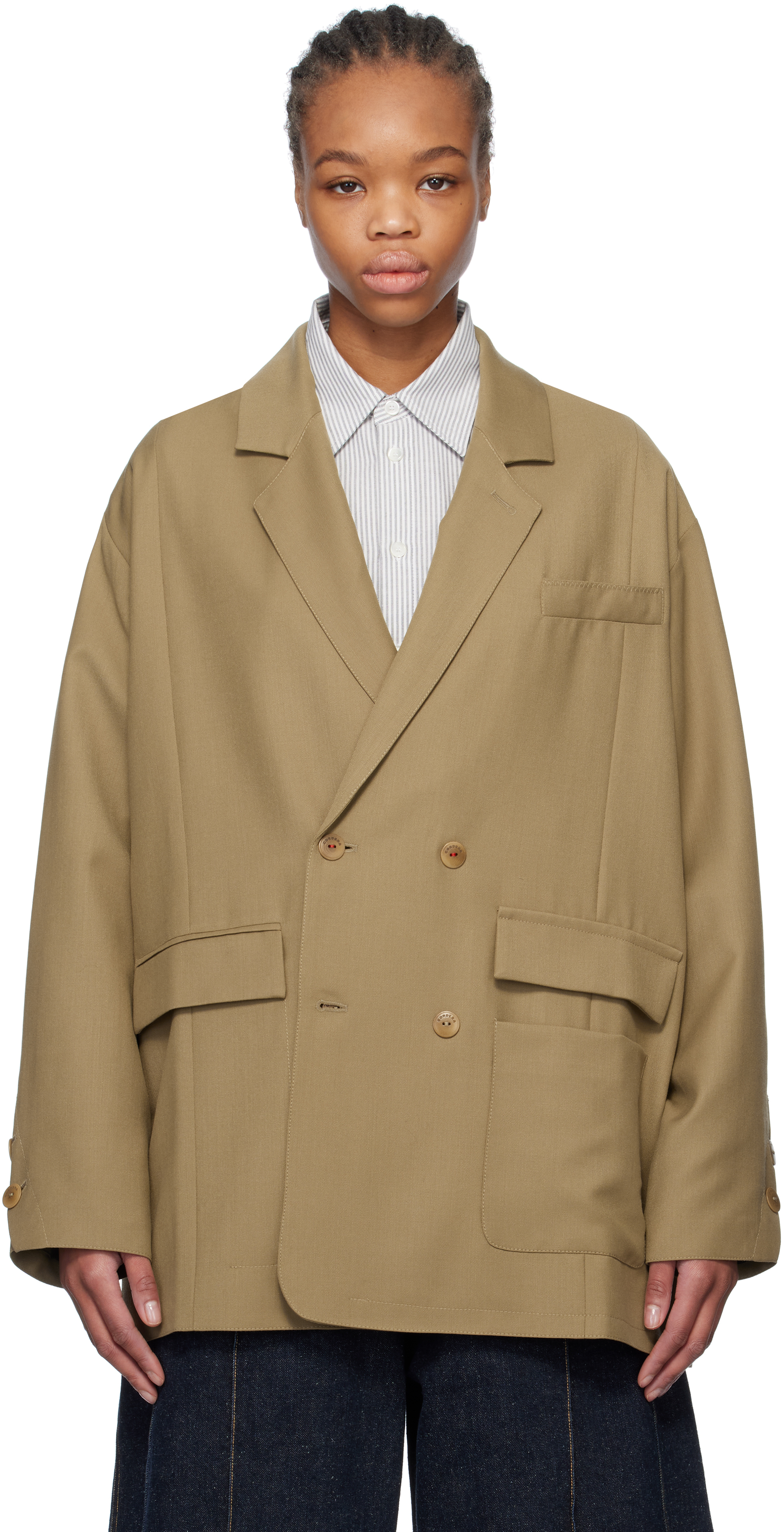 Beige Tailoring Blazer